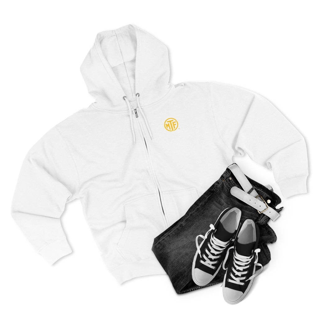 Move With Purpose Zip Hoodie — Moore Than Fitness Logo Fitness Hoodie