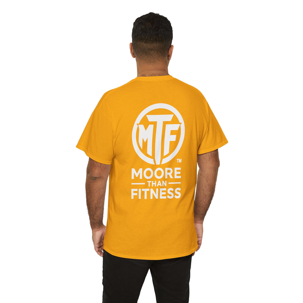 Moore Than Fitness Logo T‑Shirt — Gym Tee with MTF Emblem