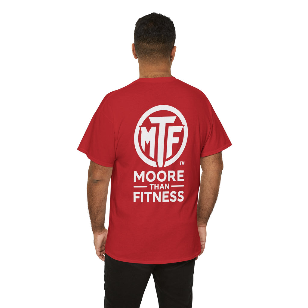 Moore Than Fitness Logo T‑Shirt — Gym Tee with MTF Emblem