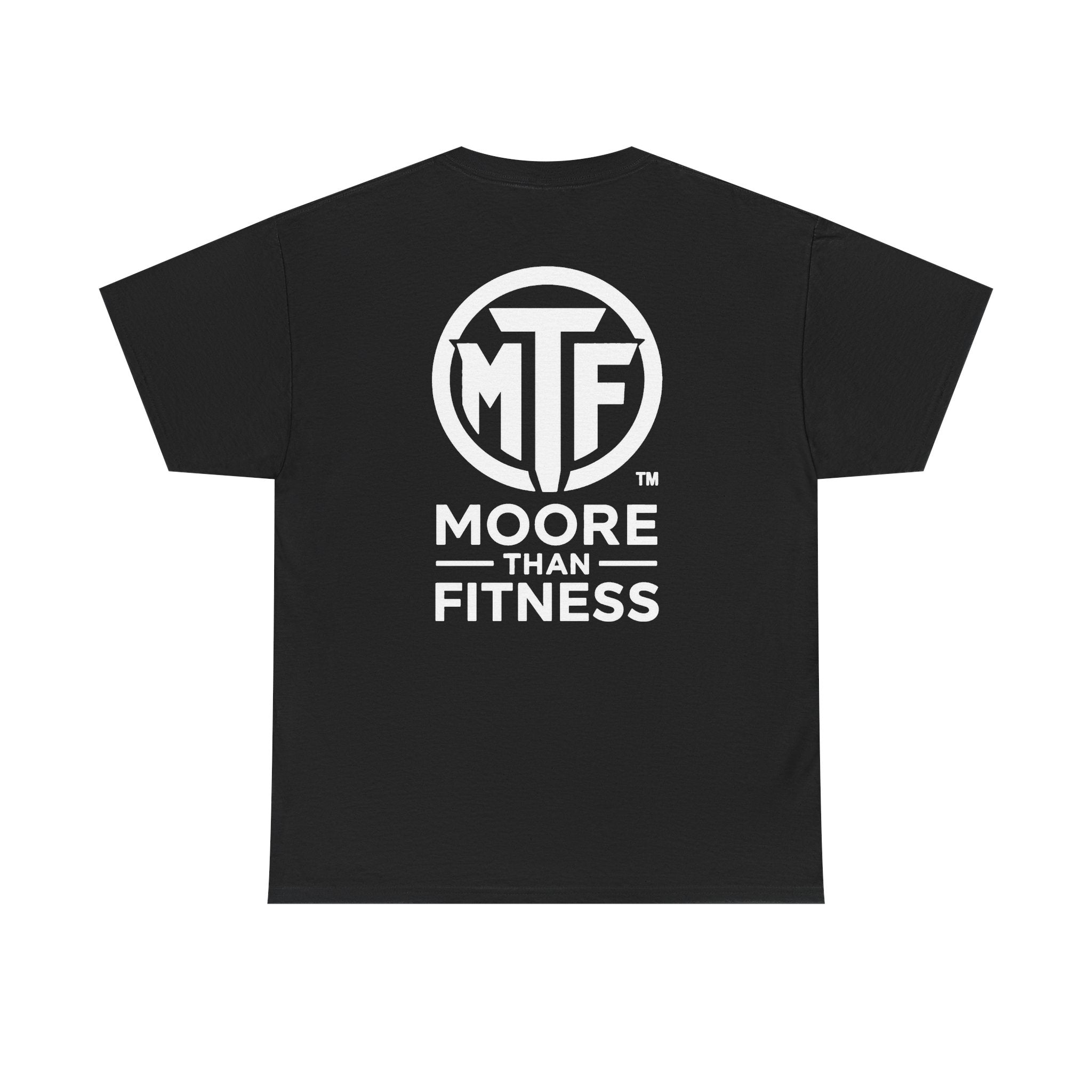 Moore Than Fitness Logo T‑Shirt — Gym Tee with MTF Emblem