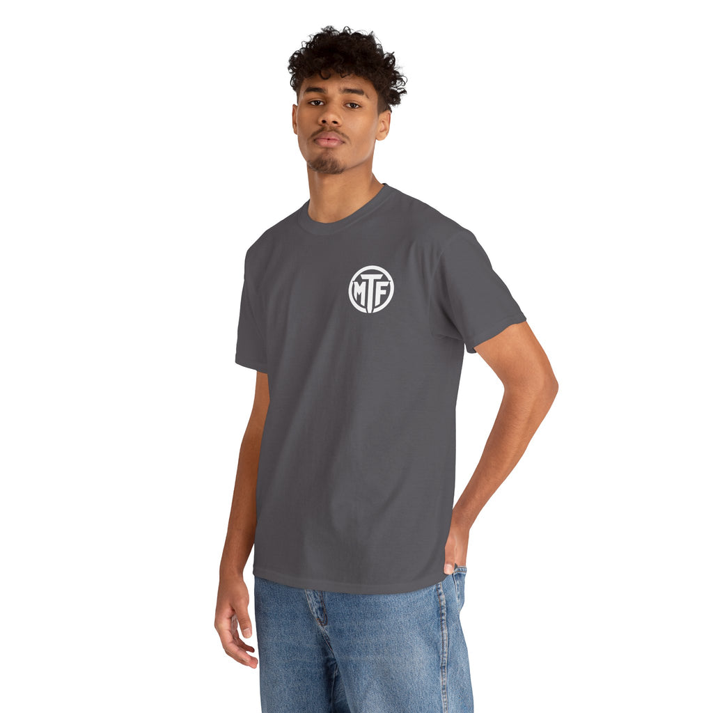 Moore Than Fitness Logo T‑Shirt — Gym Tee with MTF Emblem