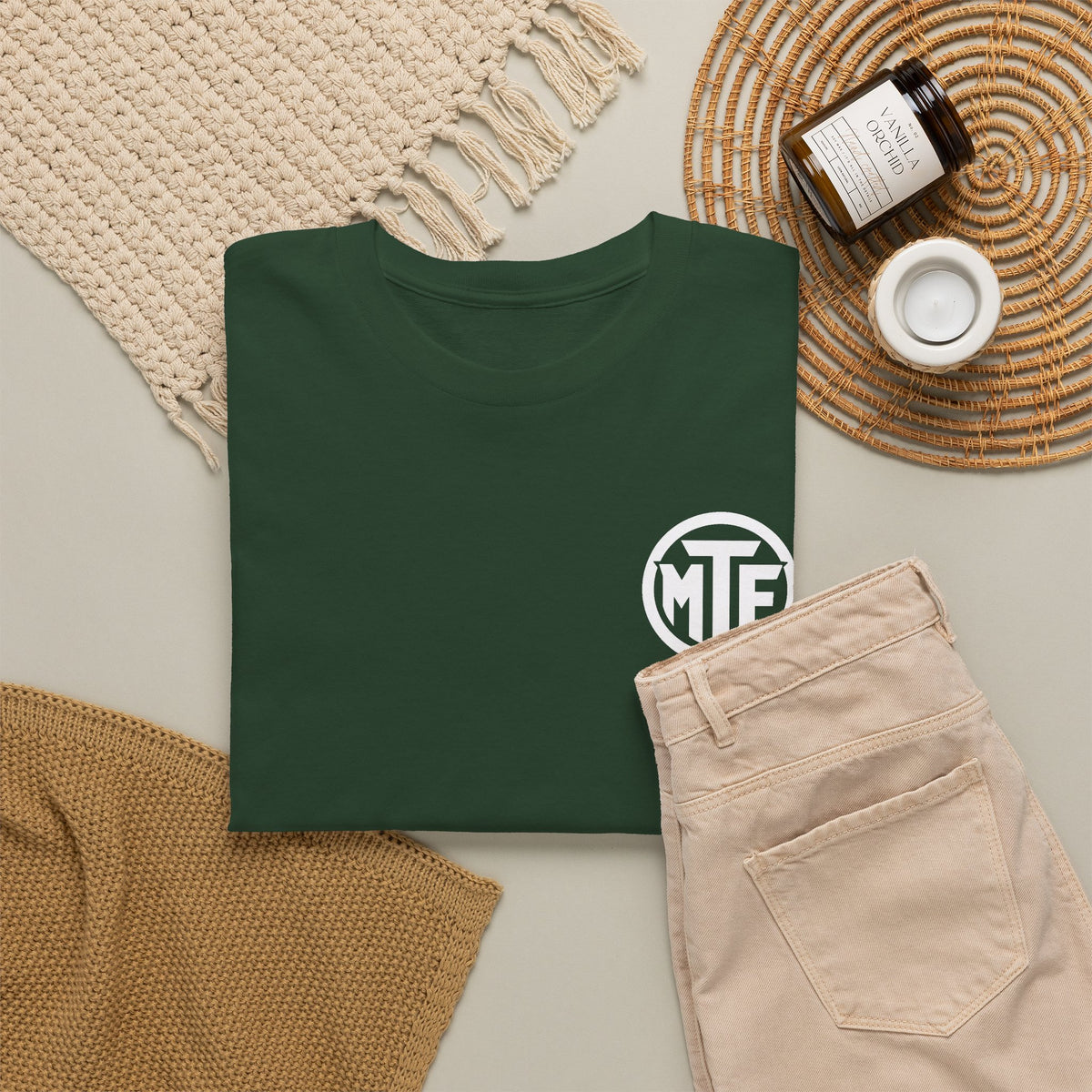 Moore Than Fitness Logo T‑Shirt — Gym Tee with MTF Emblem