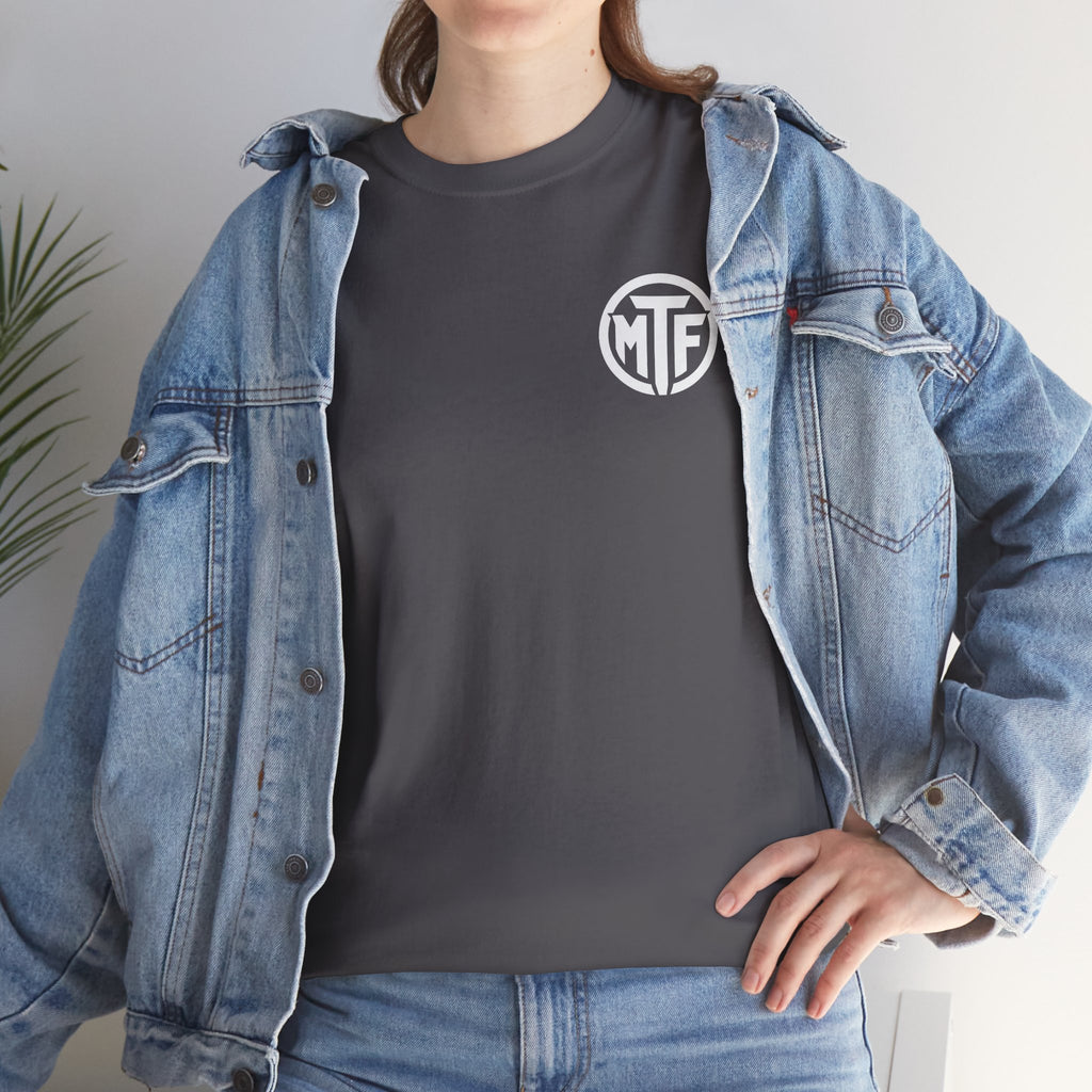 Moore Than Fitness Logo T‑Shirt — Gym Tee with MTF Emblem