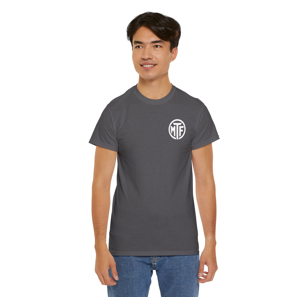 Moore Than Fitness Logo T‑Shirt — Gym Tee with MTF Emblem