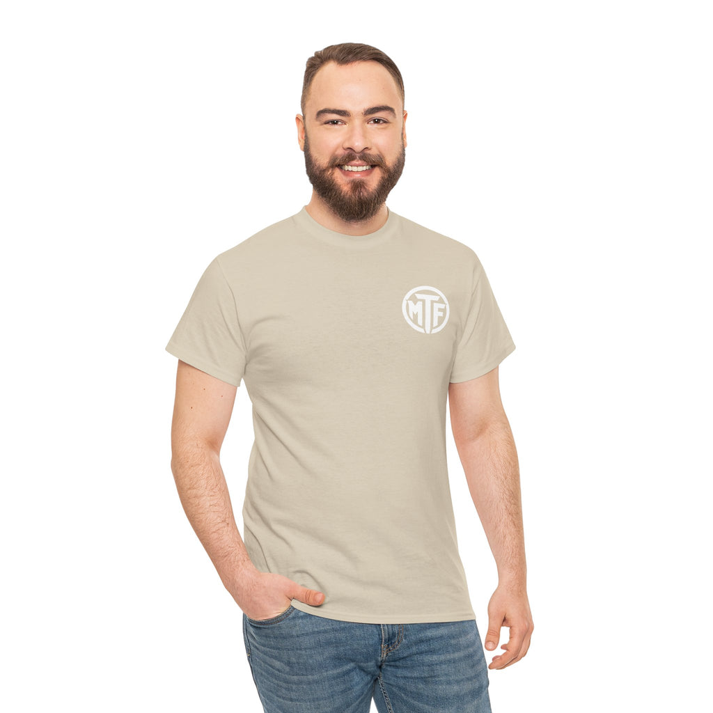 Moore Than Fitness Logo T‑Shirt — Gym Tee with MTF Emblem