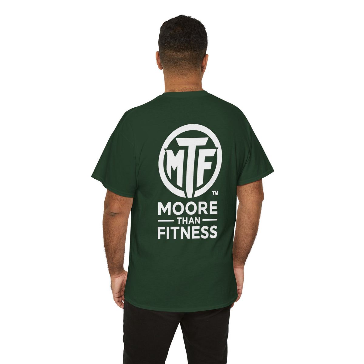 Moore Than Fitness Logo T‑Shirt — Gym Tee with MTF Emblem