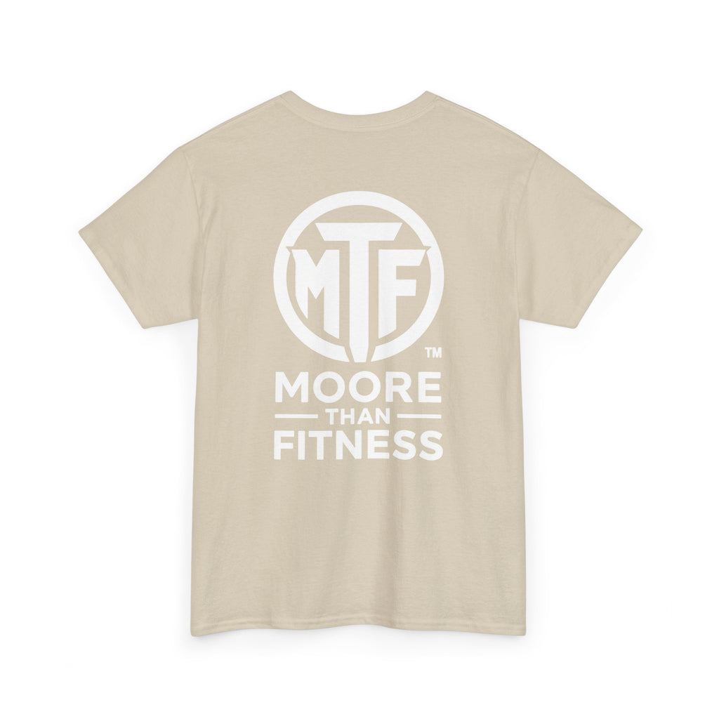 Moore Than Fitness Logo T‑Shirt — Gym Tee with MTF Emblem