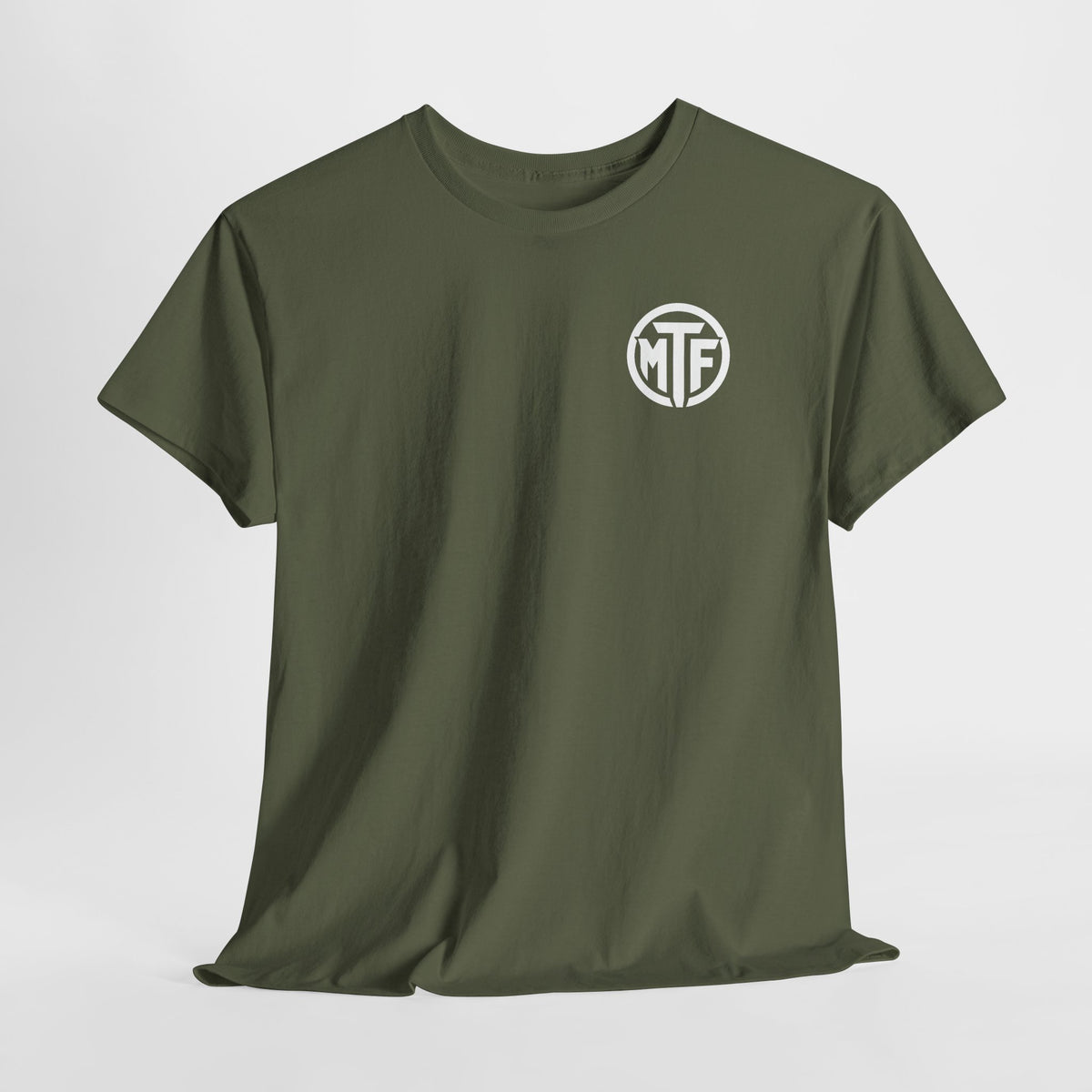 Moore Than Fitness Logo T‑Shirt — Gym Tee with MTF Emblem