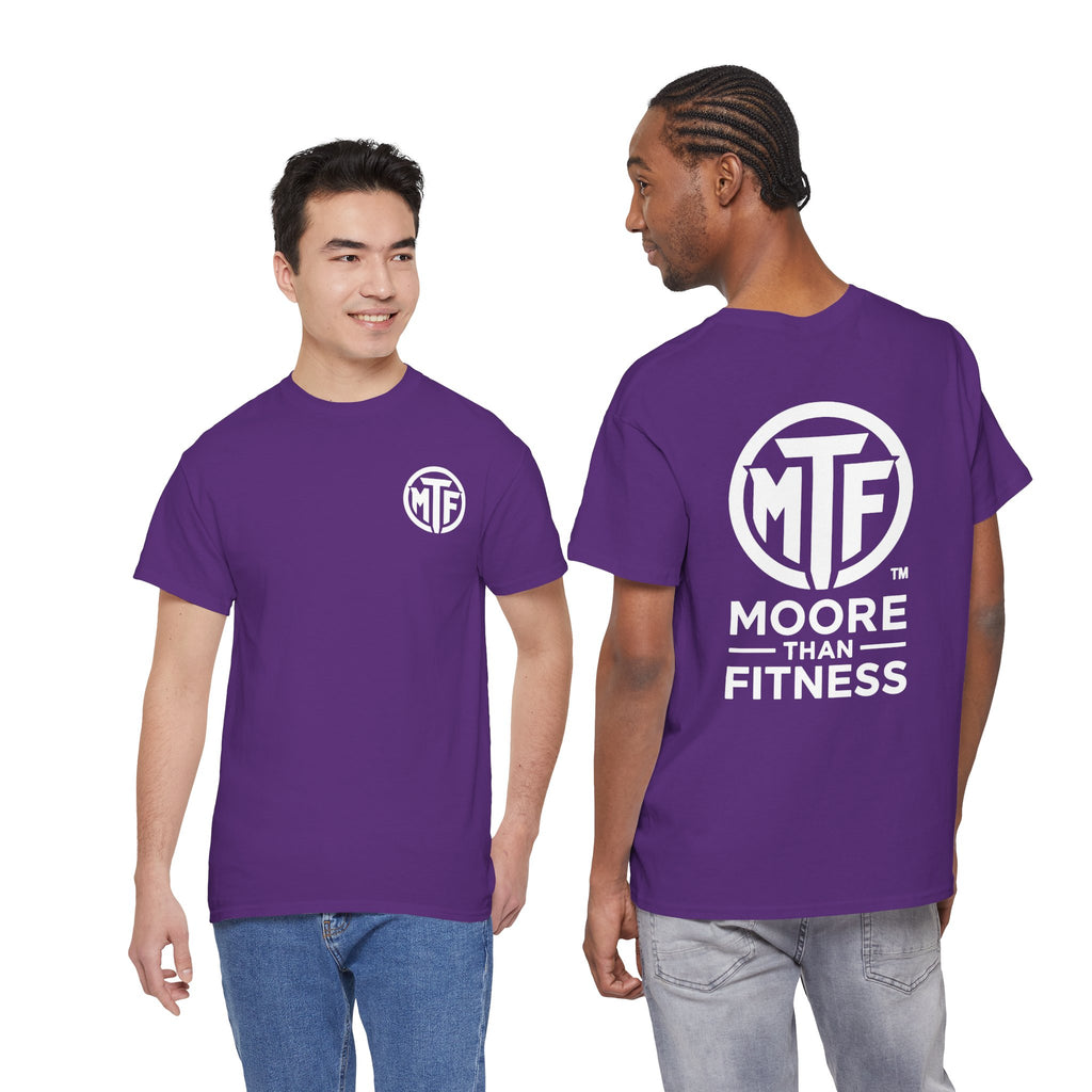 Moore Than Fitness Logo T‑Shirt — Gym Tee with MTF Emblem