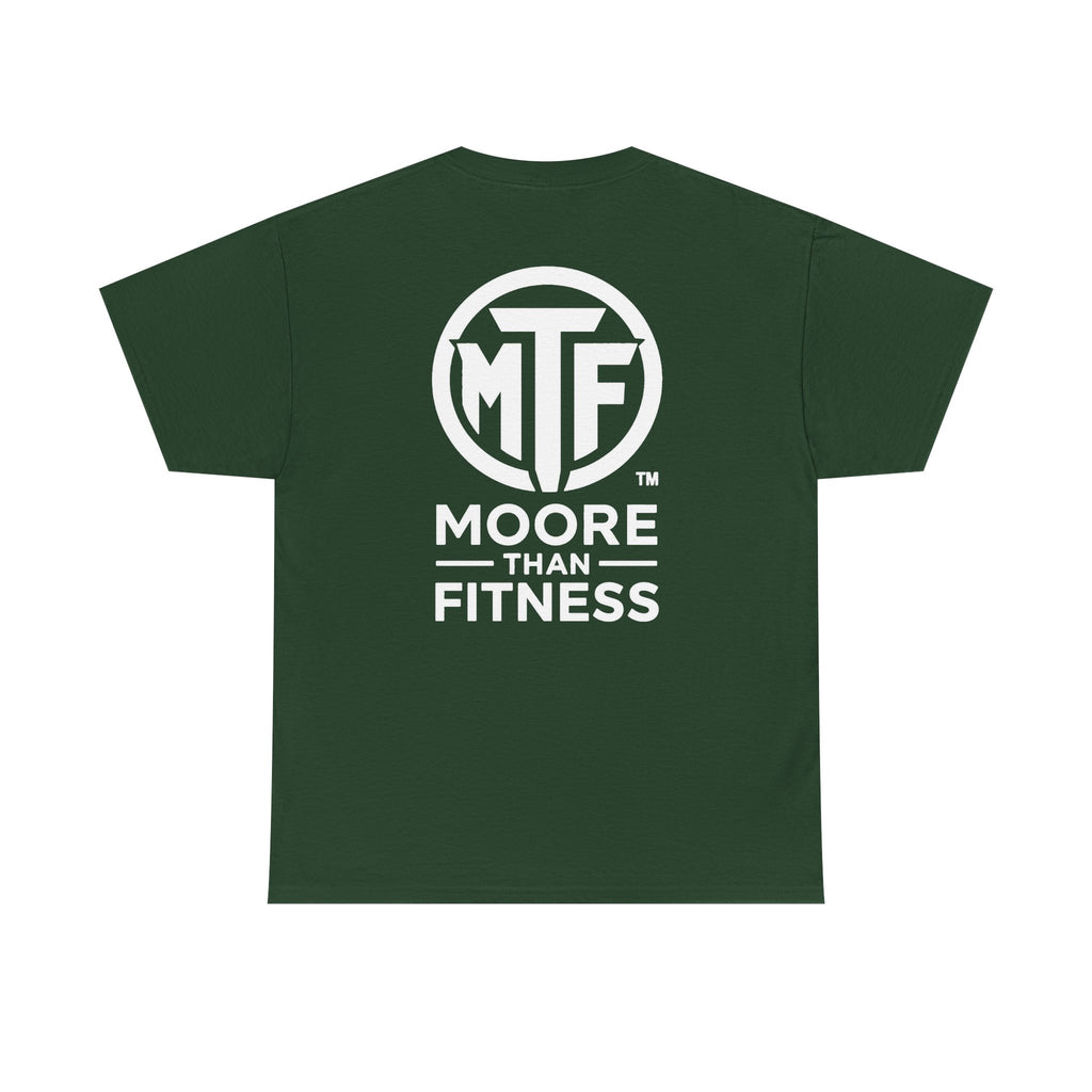 Moore Than Fitness Logo T‑Shirt — Gym Tee with MTF Emblem