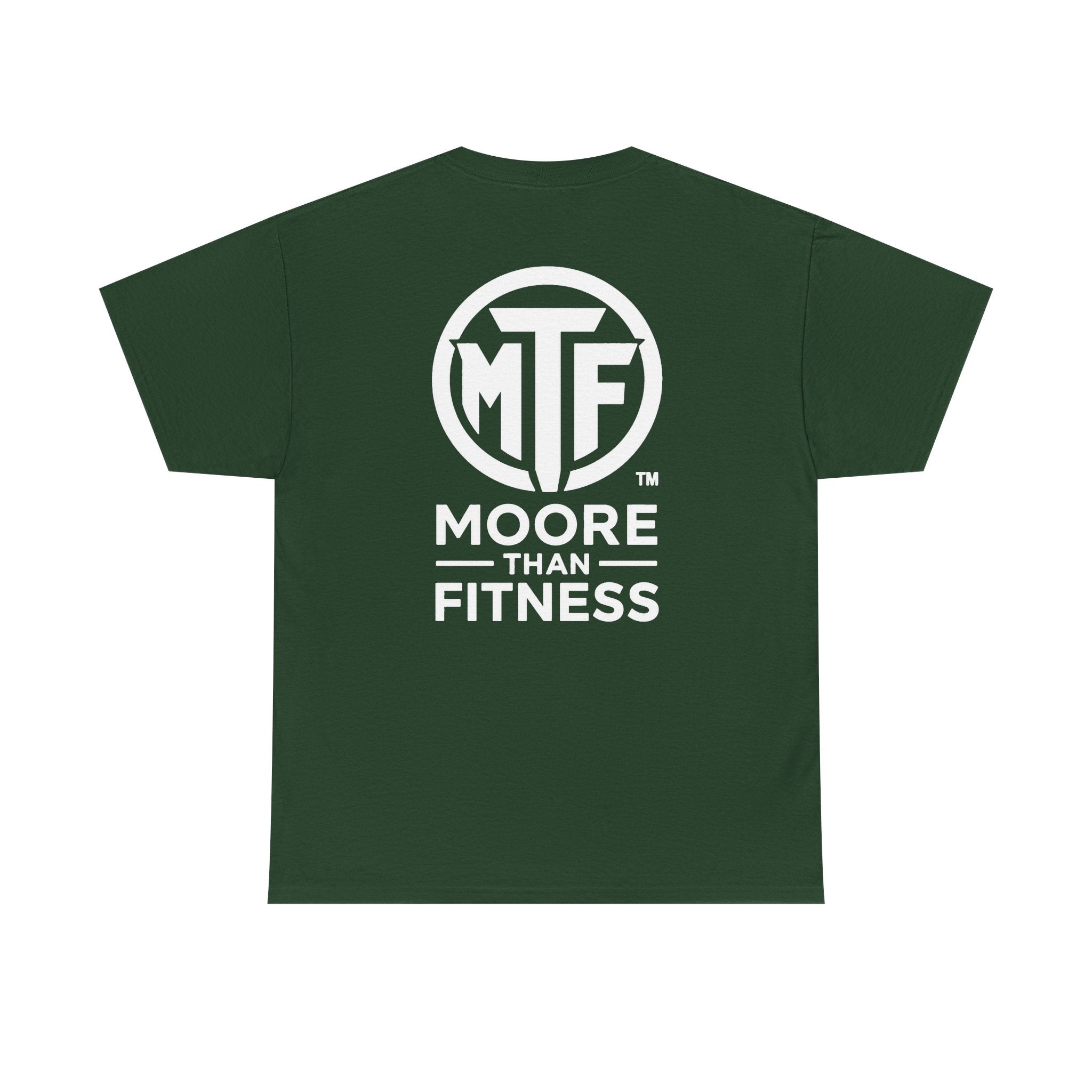 Moore Than Fitness Logo T‑Shirt — Gym Tee with MTF Emblem