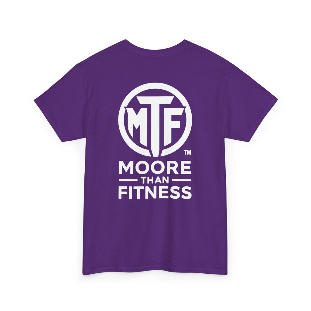 Moore Than Fitness Logo T‑Shirt — Gym Tee with MTF Emblem