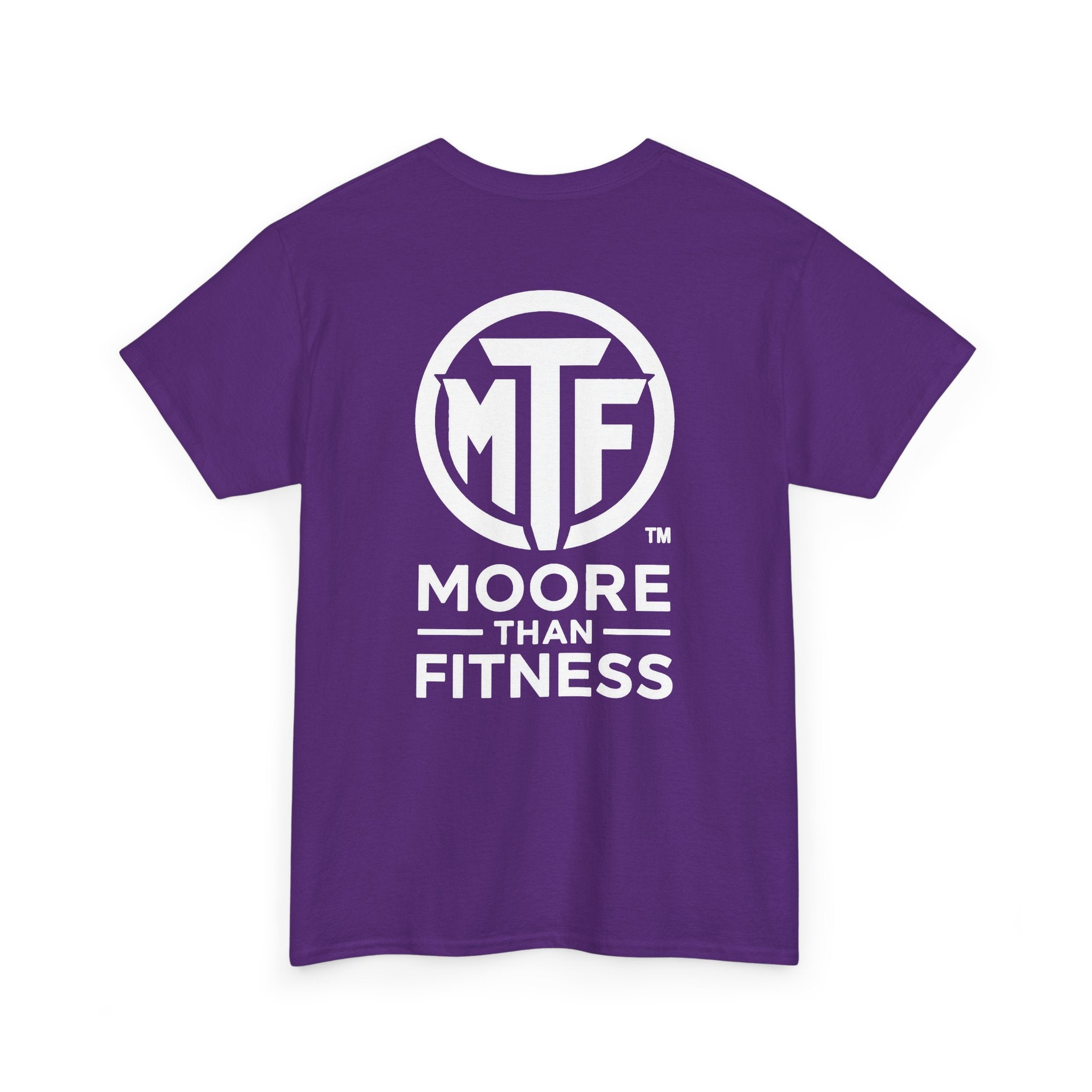 Moore Than Fitness Logo T‑Shirt — Gym Tee with MTF Emblem