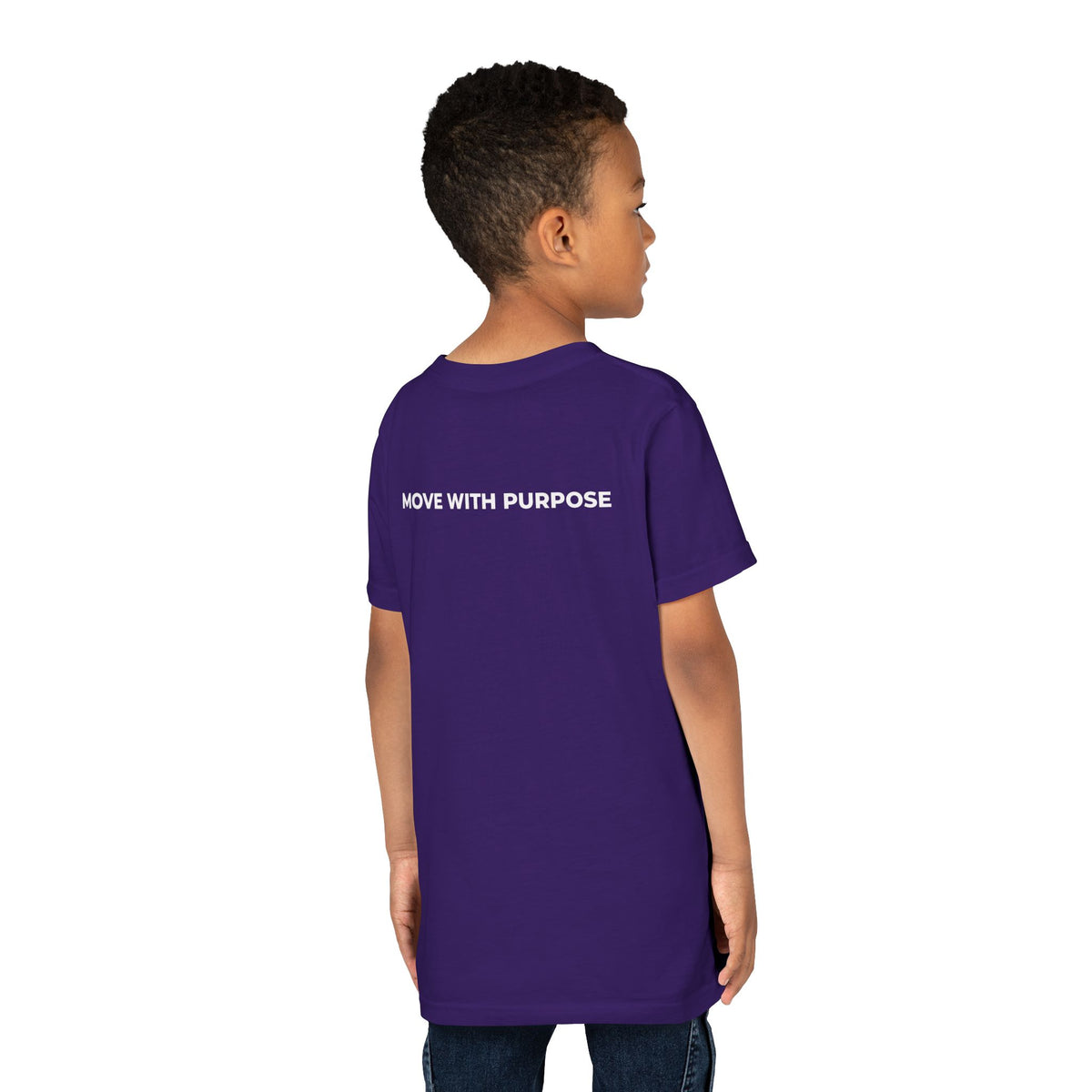 Youth Tee — Moore Than Fitness 'Become Moore' Logo Tee (Move With Purpose)