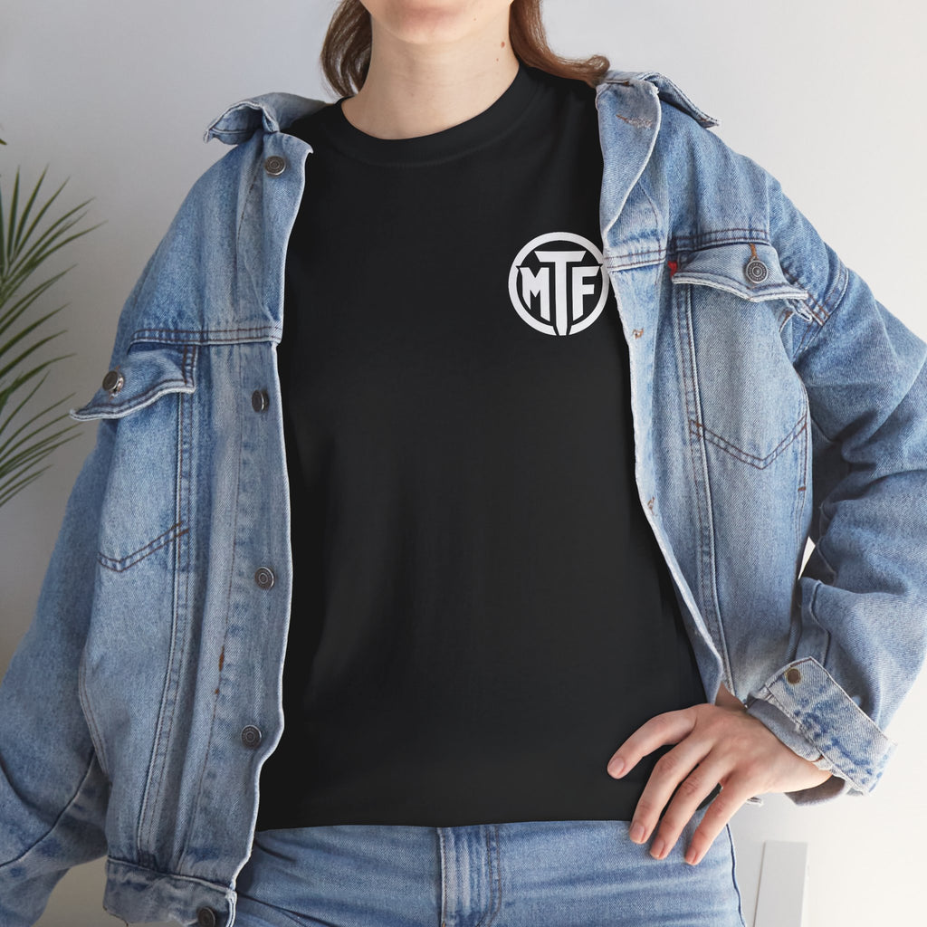 Moore Than Fitness Logo T‑Shirt — Gym Tee with MTF Emblem