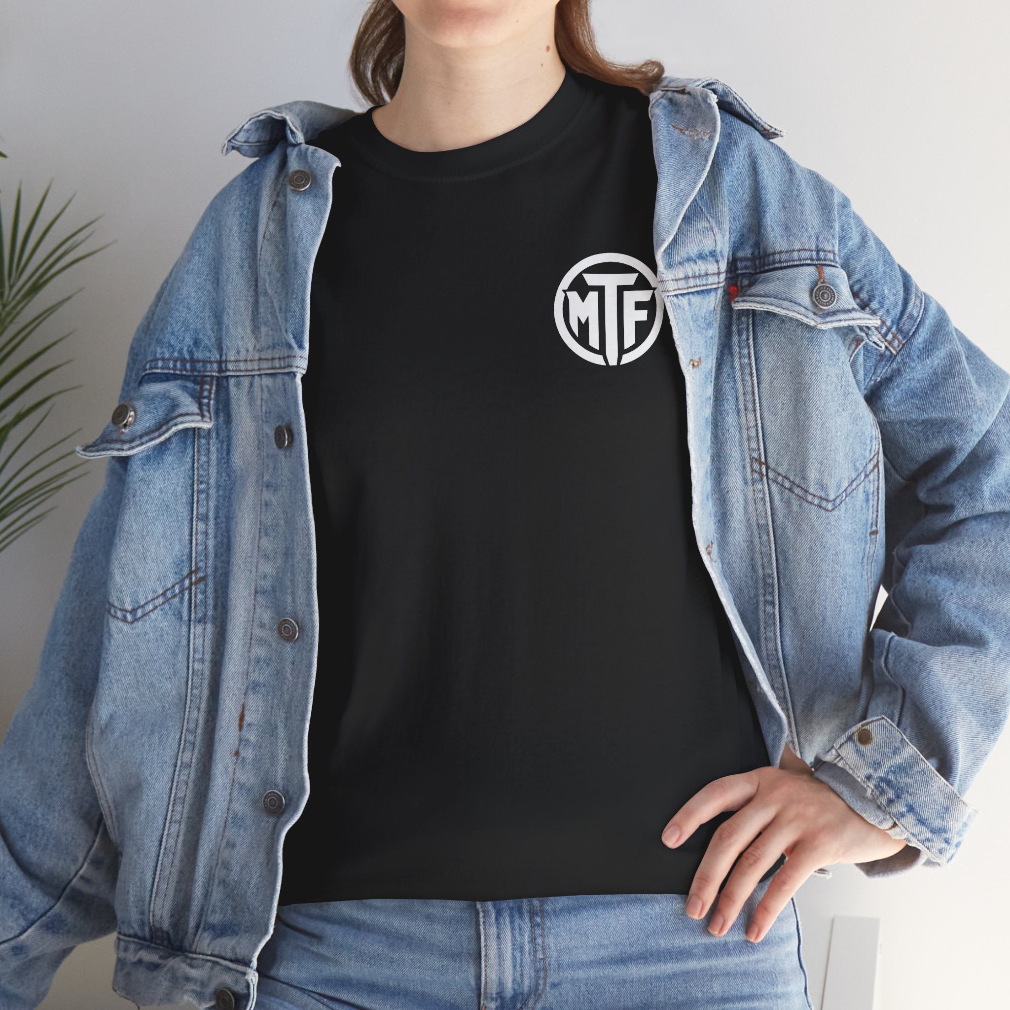Moore Than Fitness Logo T‑Shirt — Gym Tee with MTF Emblem