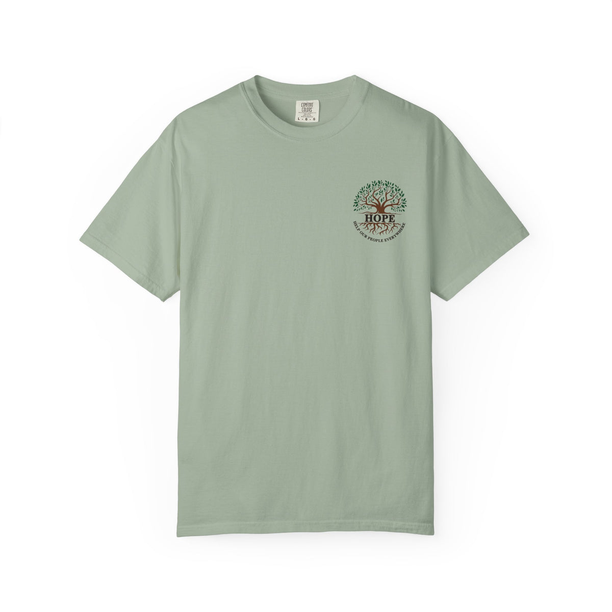 Hope Tree T-Shirt — "Help Our People Everywhere" Comfort Tee