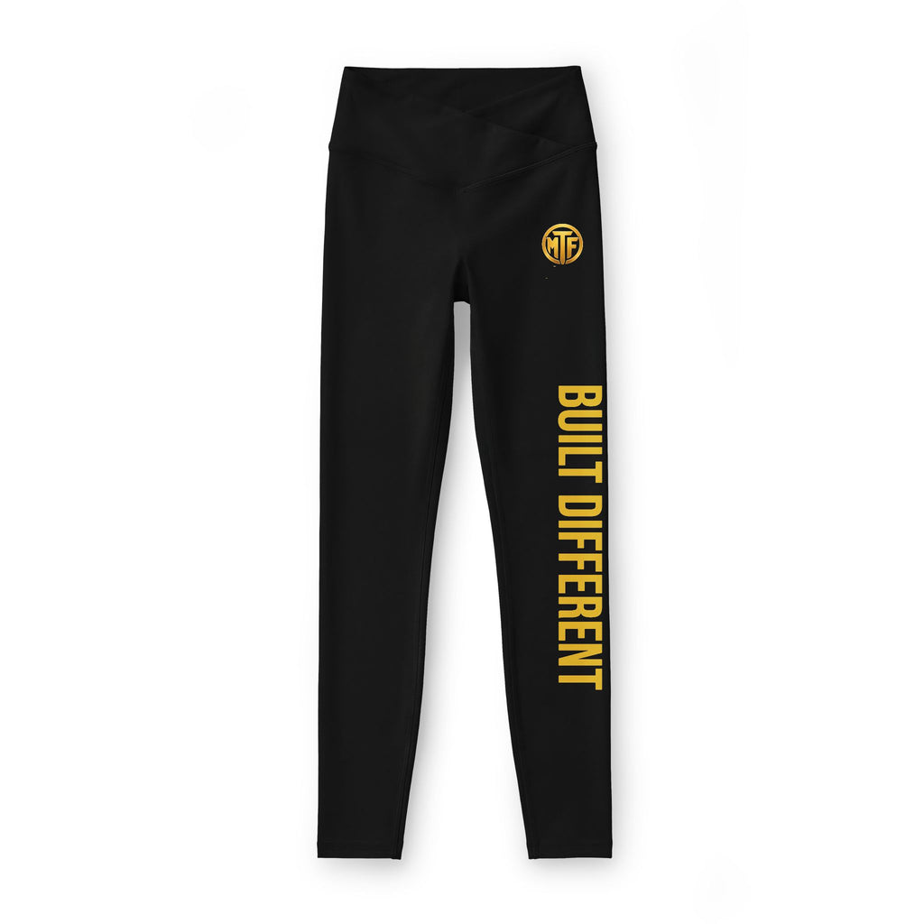Built Different Women’s Leggings — High-Waist Athletic Yoga Pants