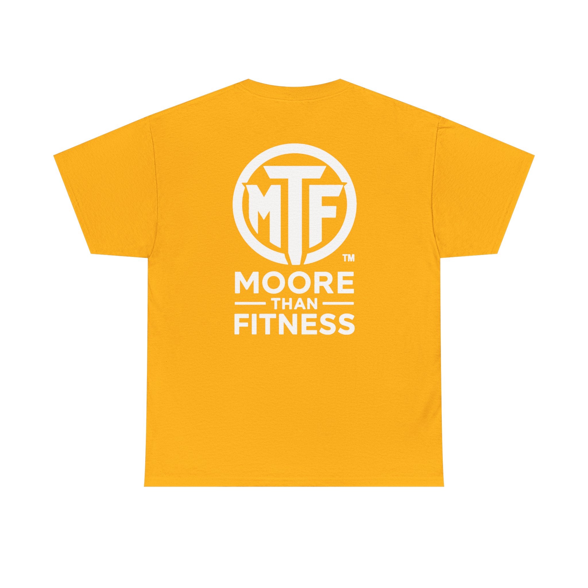 Moore Than Fitness Logo T‑Shirt — Gym Tee with MTF Emblem