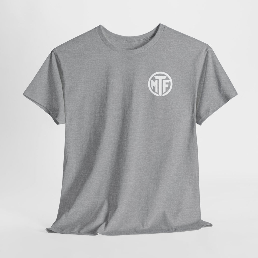 Moore Than Fitness Logo T‑Shirt — Gym Tee with MTF Emblem