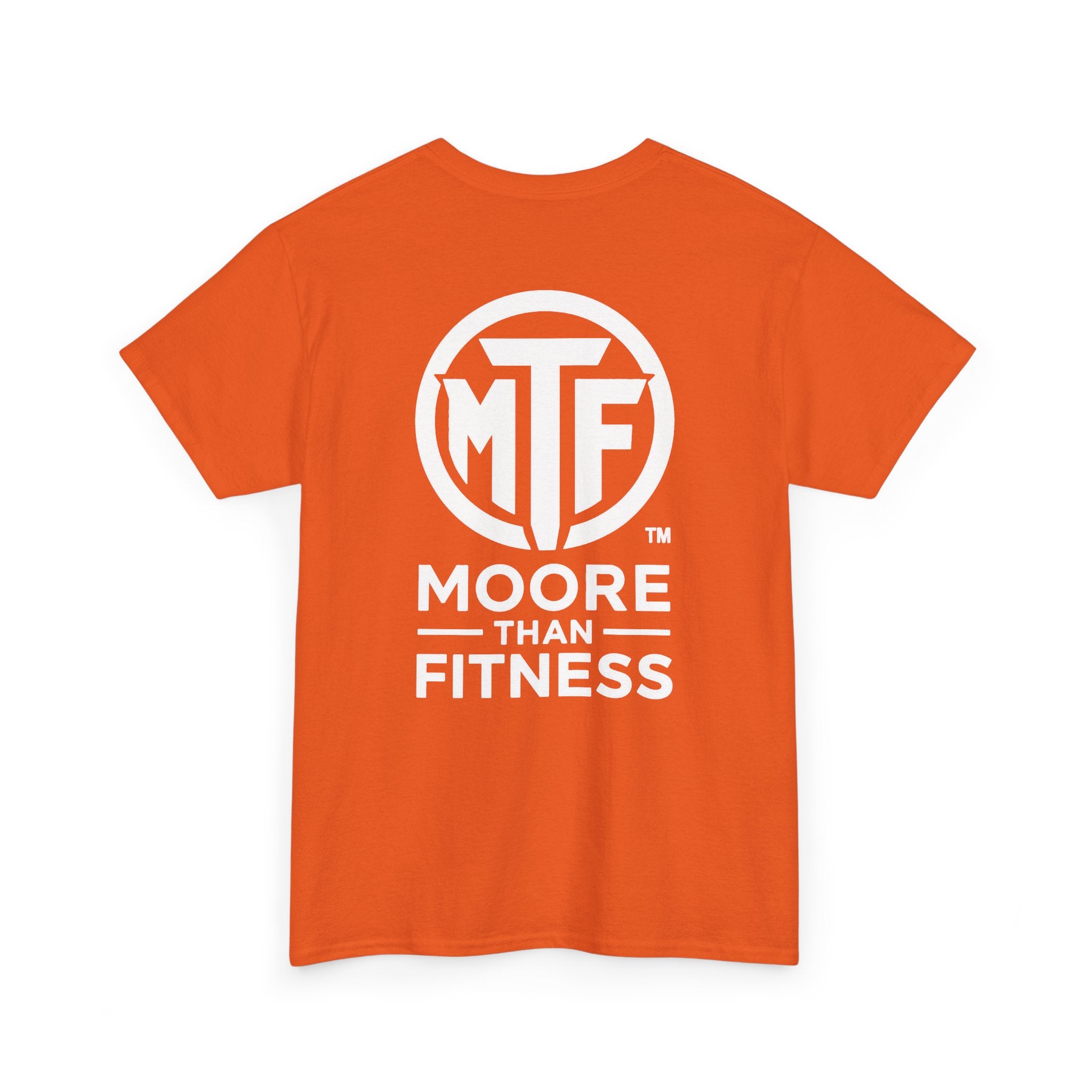Moore Than Fitness Logo T‑Shirt — Gym Tee with MTF Emblem