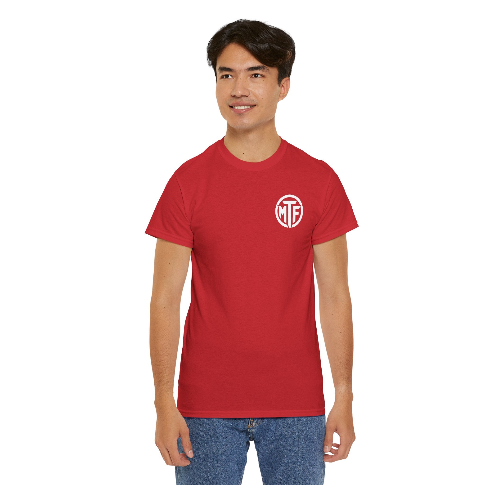 Moore Than Fitness Logo T‑Shirt — Gym Tee with MTF Emblem