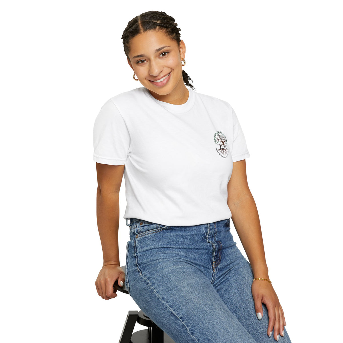 Hope Tree T-Shirt — "Help Our People Everywhere" Comfort Tee