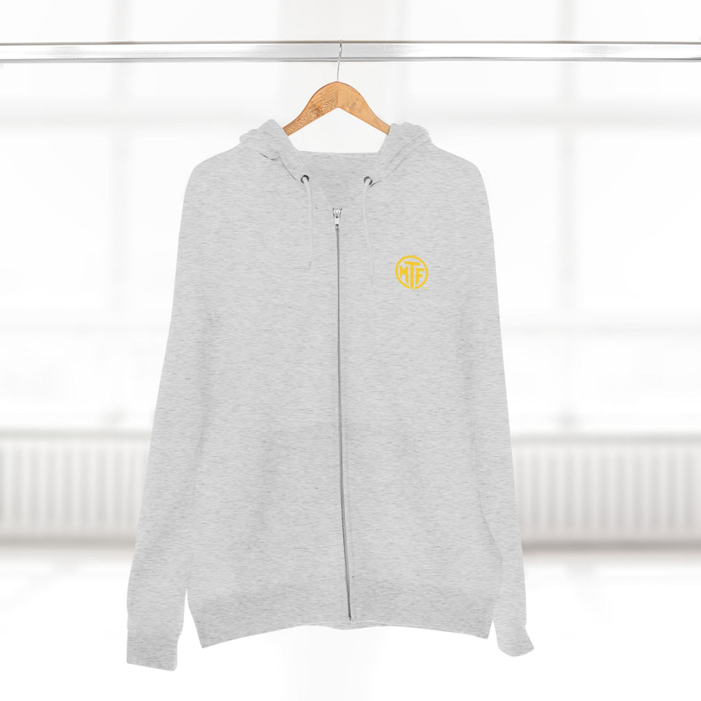 Move With Purpose Zip Hoodie — Moore Than Fitness Logo Fitness Hoodie