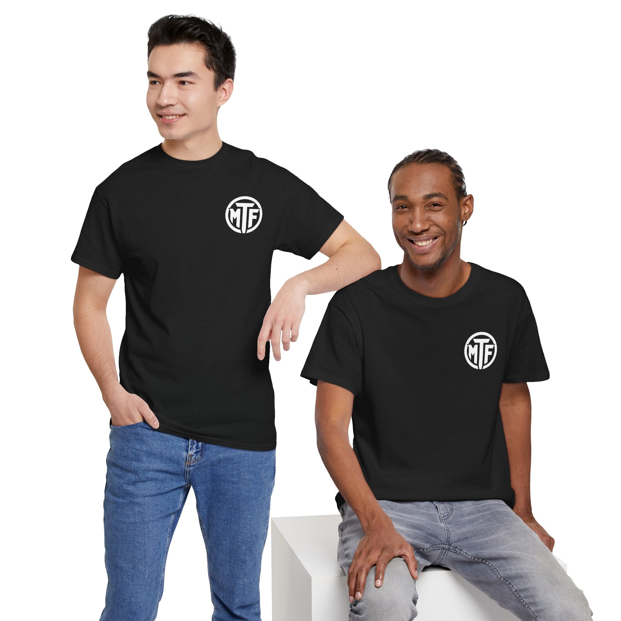 Moore Than Fitness Logo T‑Shirt — Gym Tee with MTF Emblem