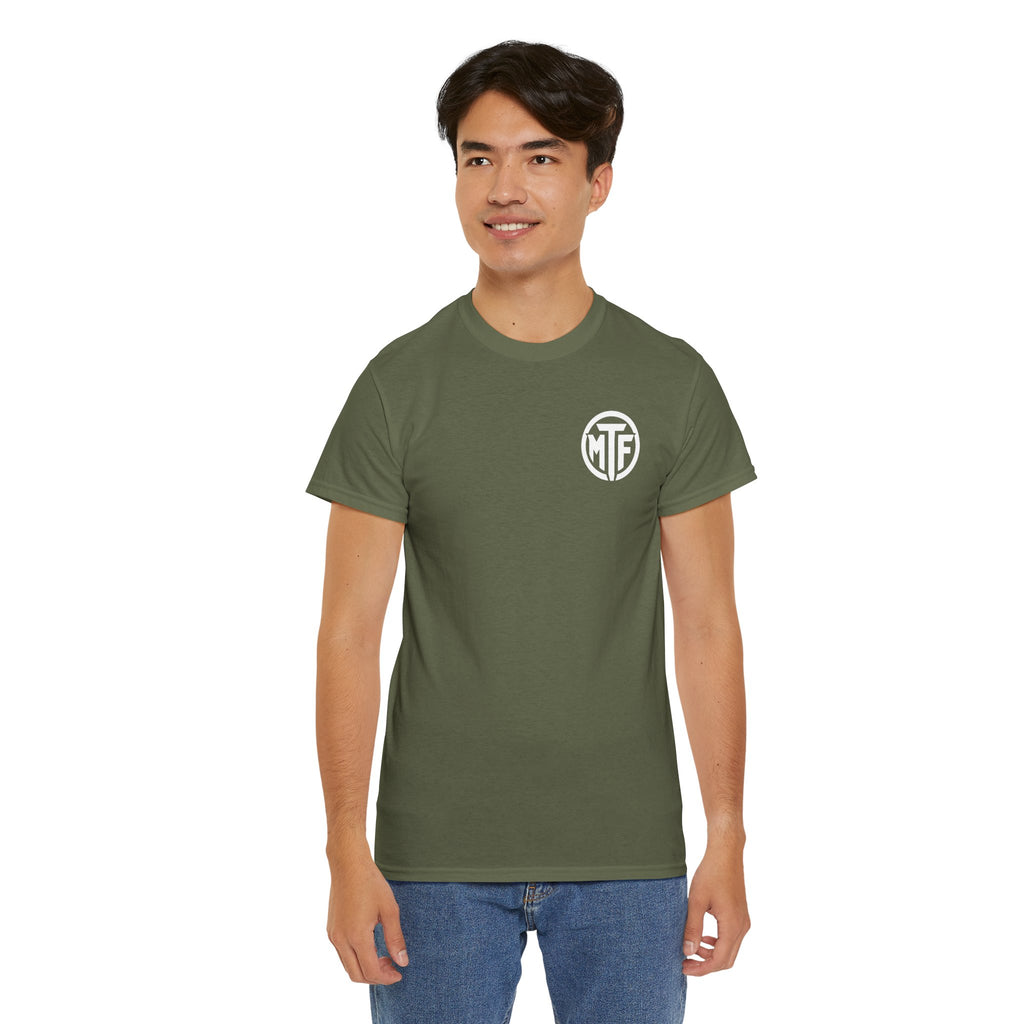 Moore Than Fitness Logo T‑Shirt — Gym Tee with MTF Emblem