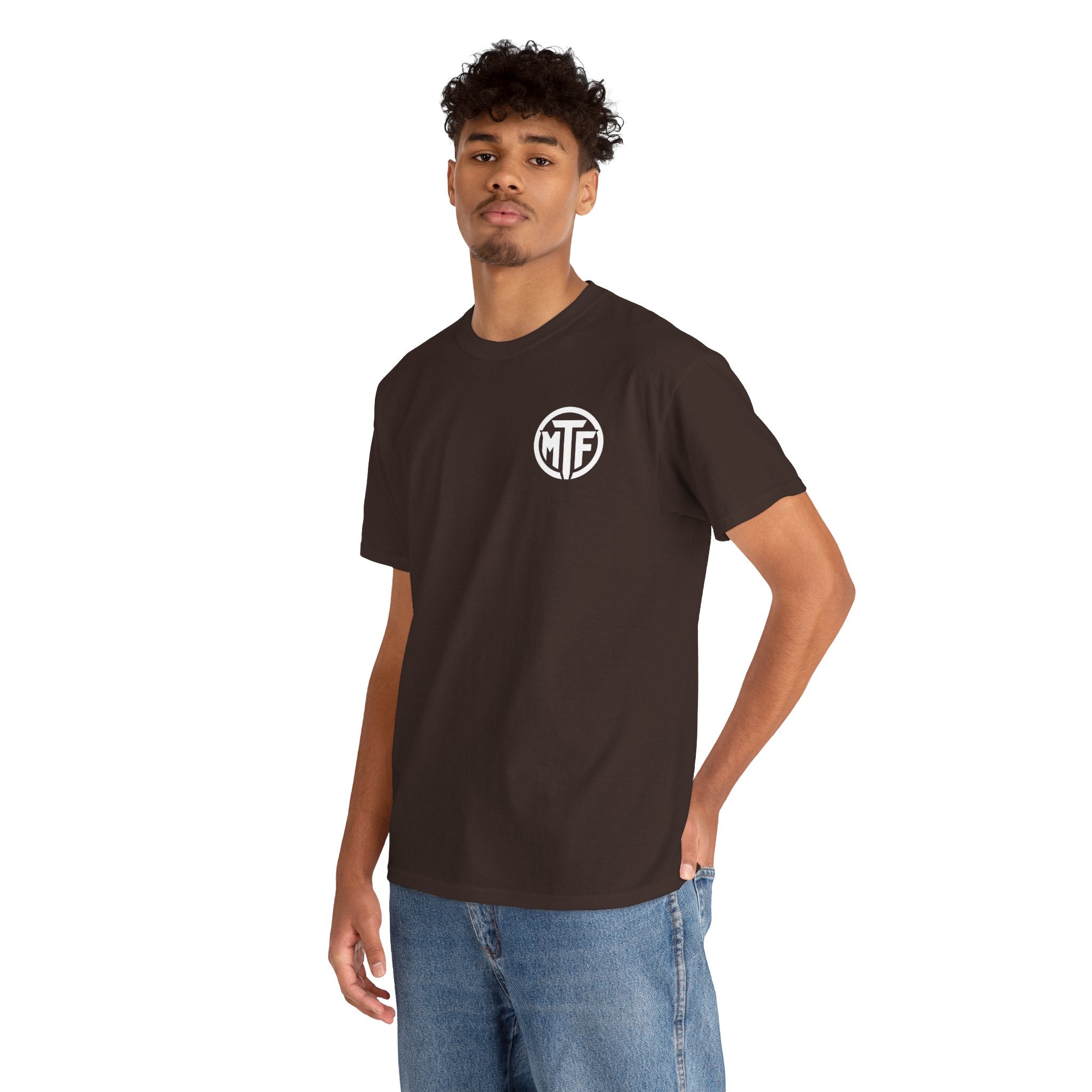 Moore Than Fitness Logo T‑Shirt — Gym Tee with MTF Emblem