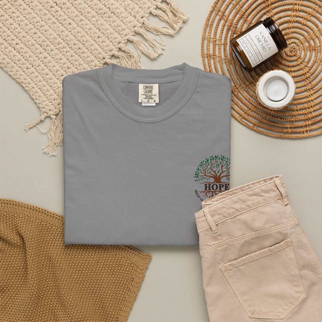 Hope Tree T-Shirt — "Help Our People Everywhere" Comfort Tee