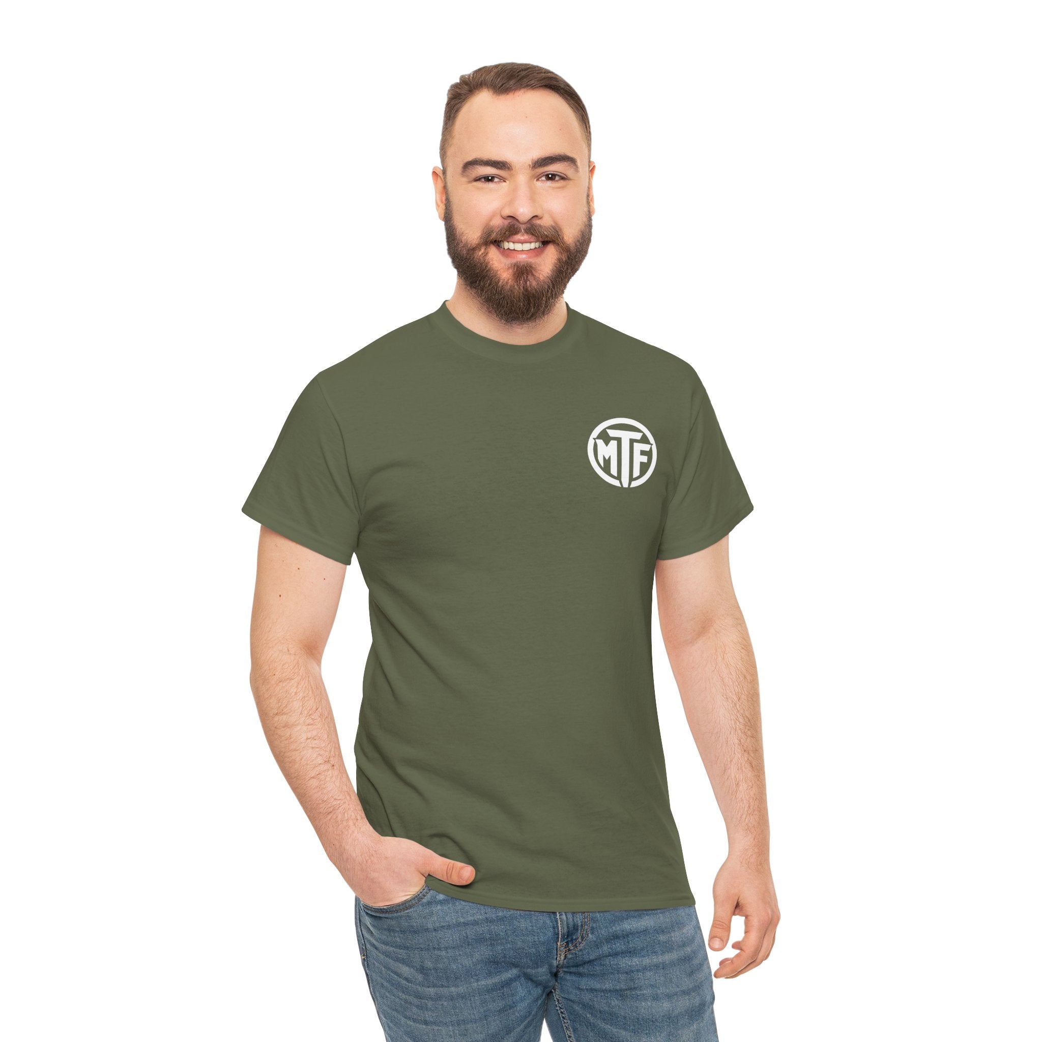 Moore Than Fitness Logo T‑Shirt — Gym Tee with MTF Emblem
