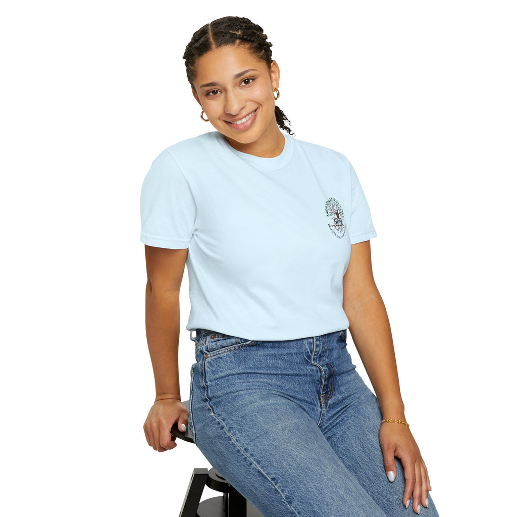 Hope Tree T-Shirt — "Help Our People Everywhere" Comfort Tee