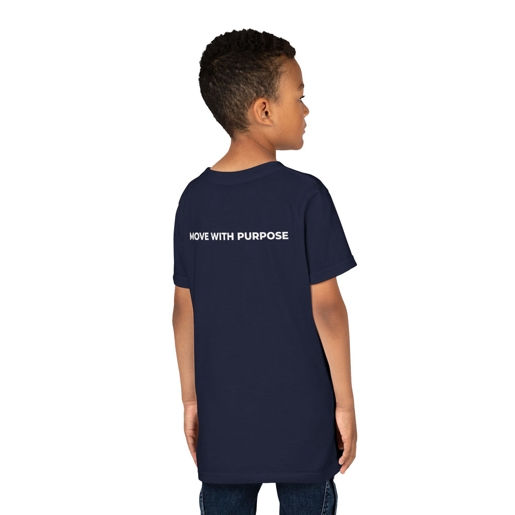 Youth Tee — Moore Than Fitness 'Become Moore' Logo Tee (Move With Purpose)