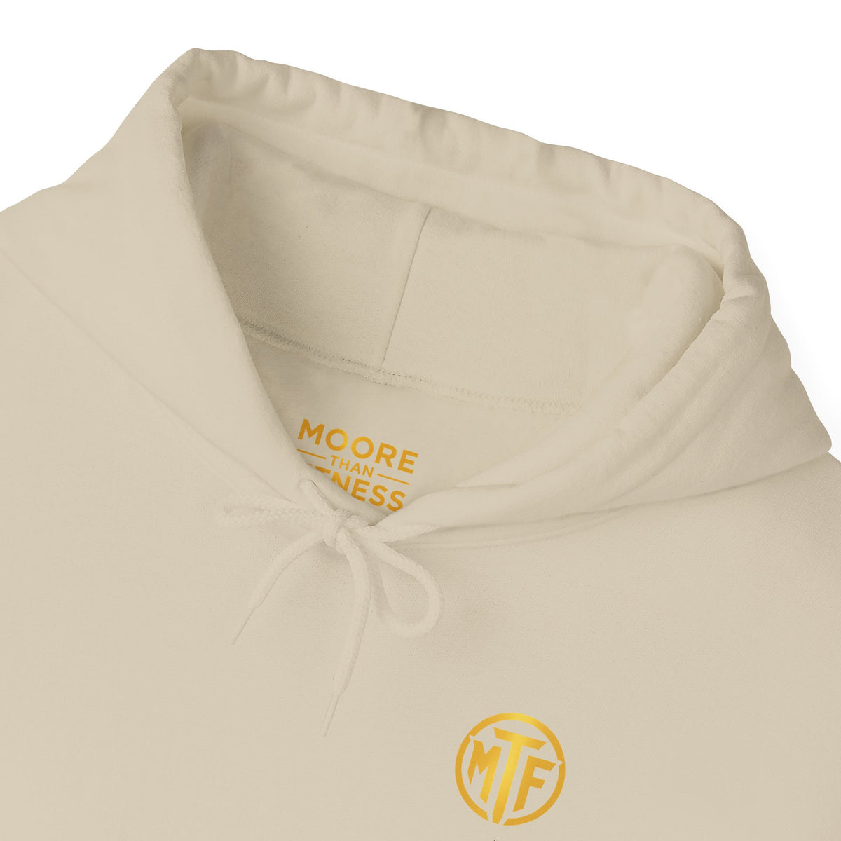 Signature Moore Than Fitness Logo Hoodie — "Become Moore" Sleeve Pullover