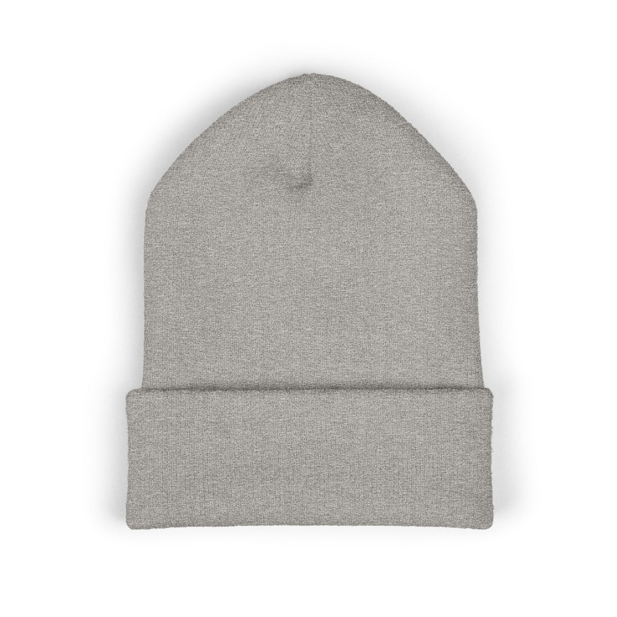 Embroidered Monogram Cuffed Beanie — Classic Knit Winter Hat