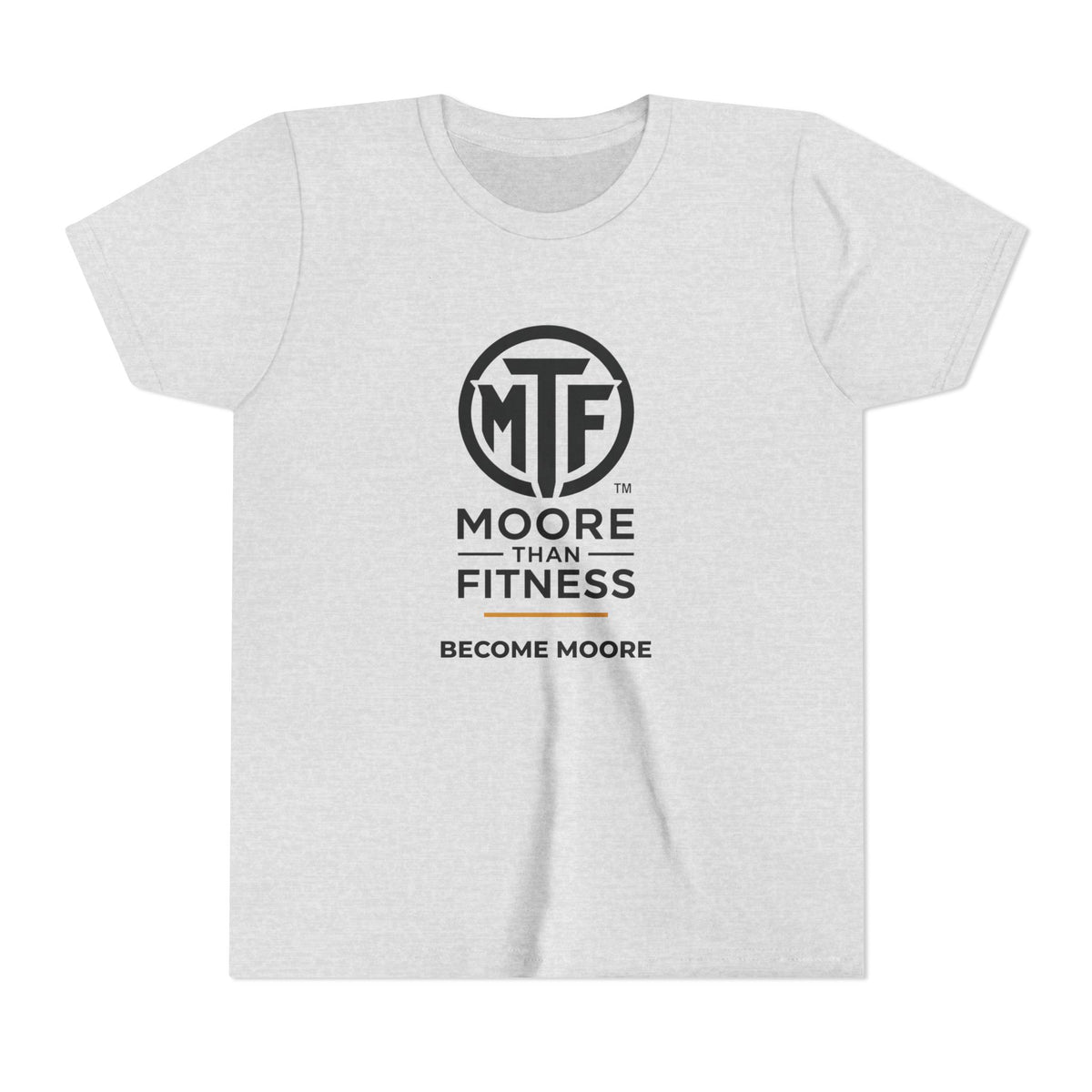 Youth Tee — Moore Than Fitness 'Become Moore' Logo Tee (Move With Purpose)