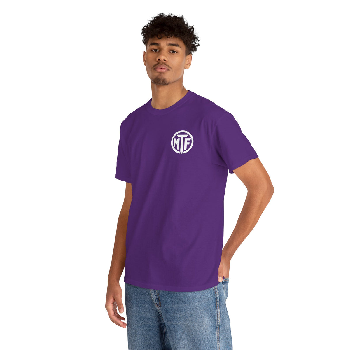 Moore Than Fitness Logo T‑Shirt — Gym Tee with MTF Emblem