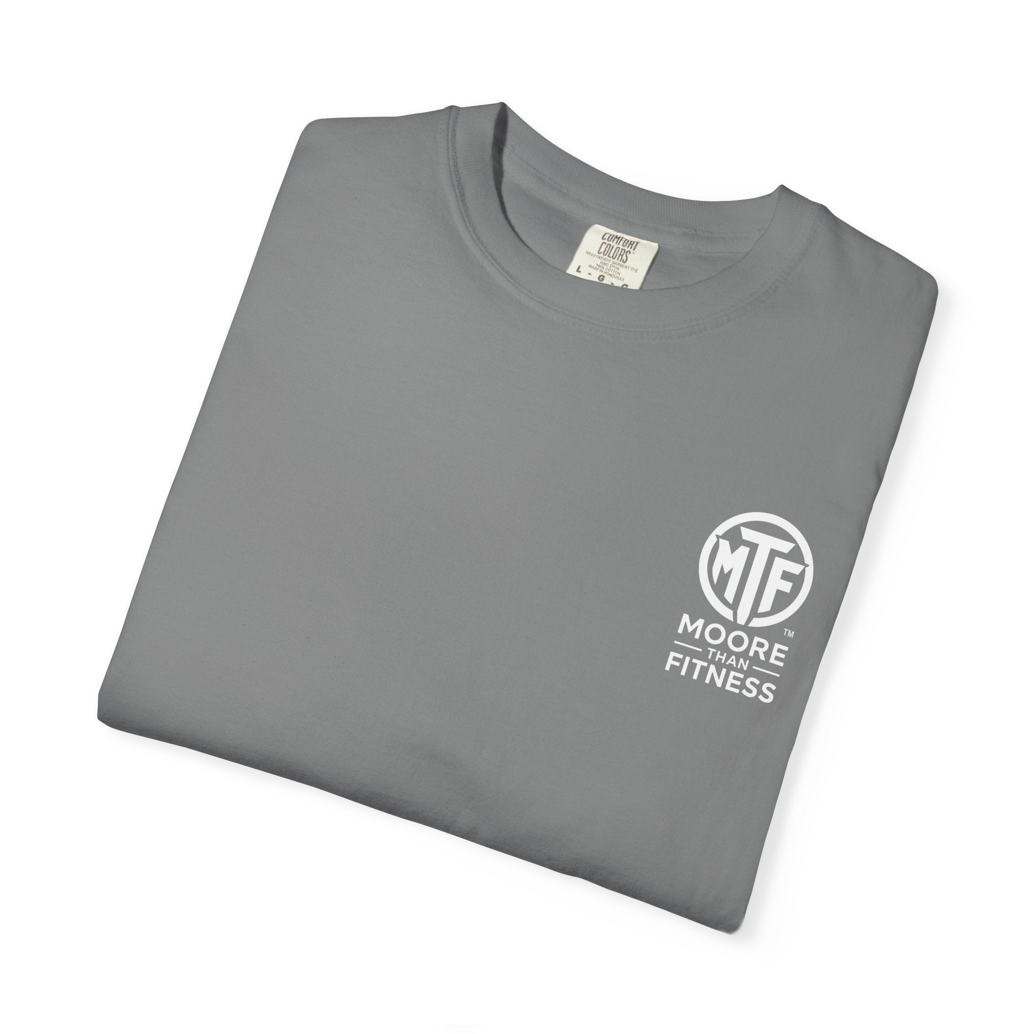 Discipline Builds Strength Purpose Builds Legacy T-Shirt — Moore Fitness Motivational Tee