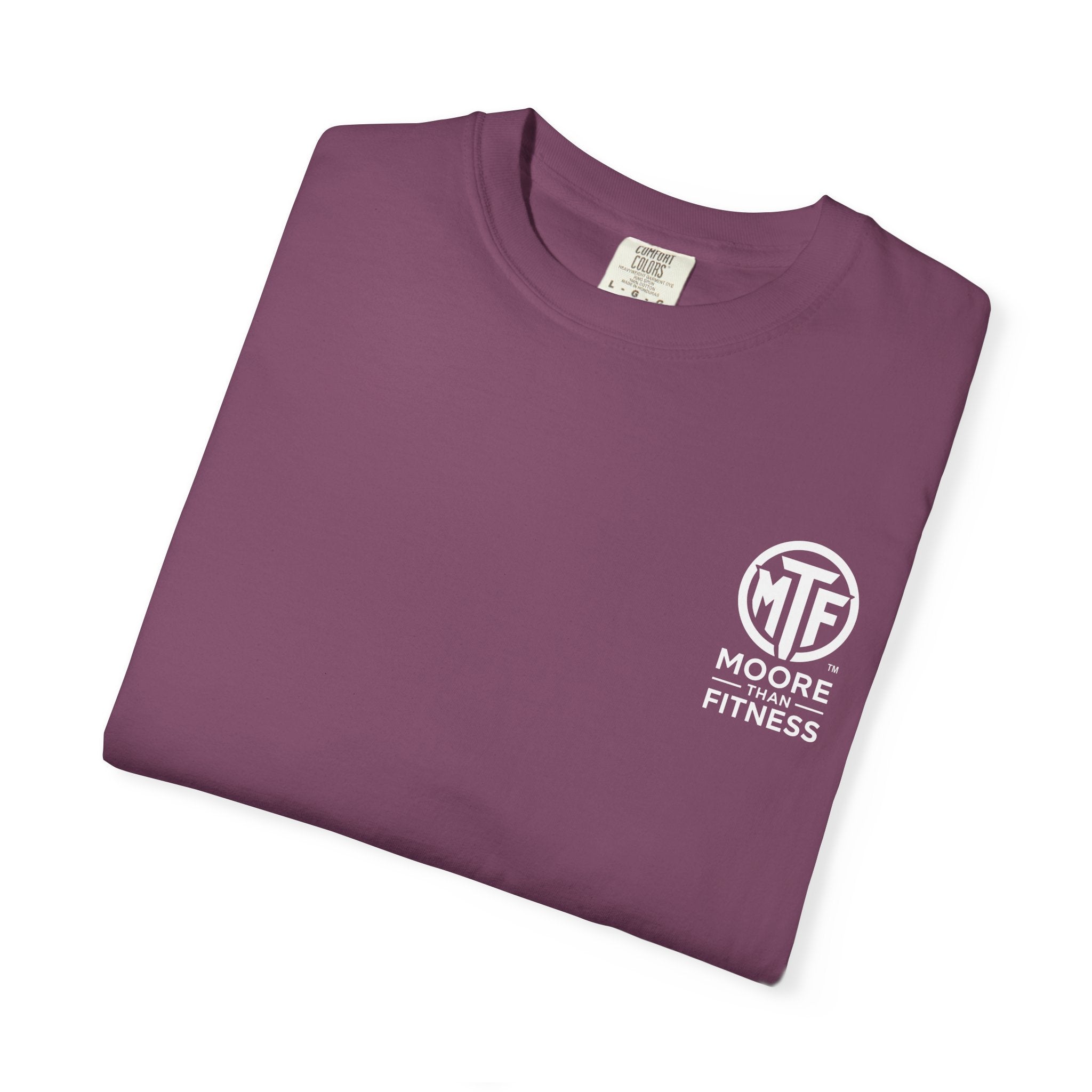 Discipline Builds Strength Purpose Builds Legacy T-Shirt — Moore Fitness Motivational Tee