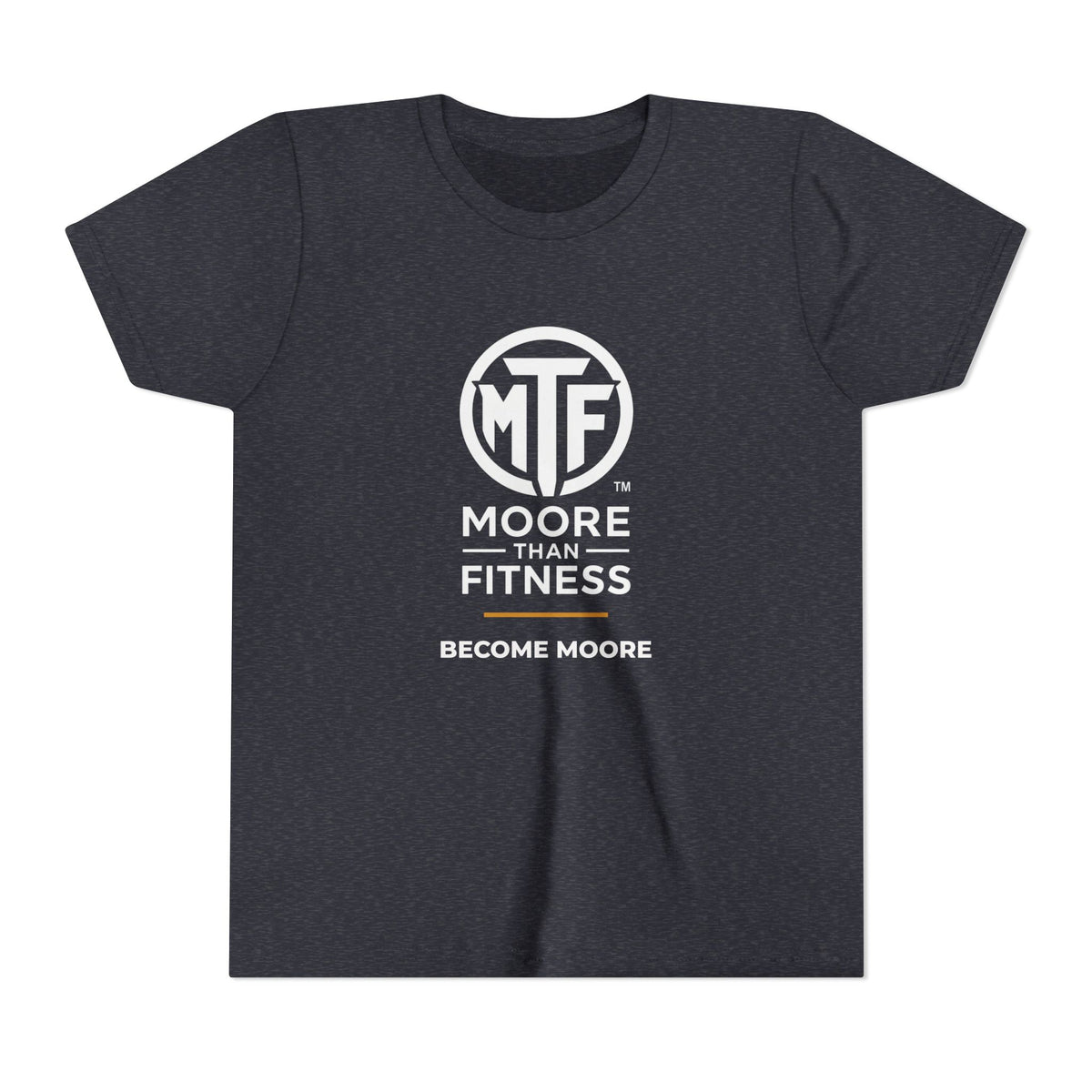 Youth Tee — Moore Than Fitness 'Become Moore' Logo Tee (Move With Purpose)