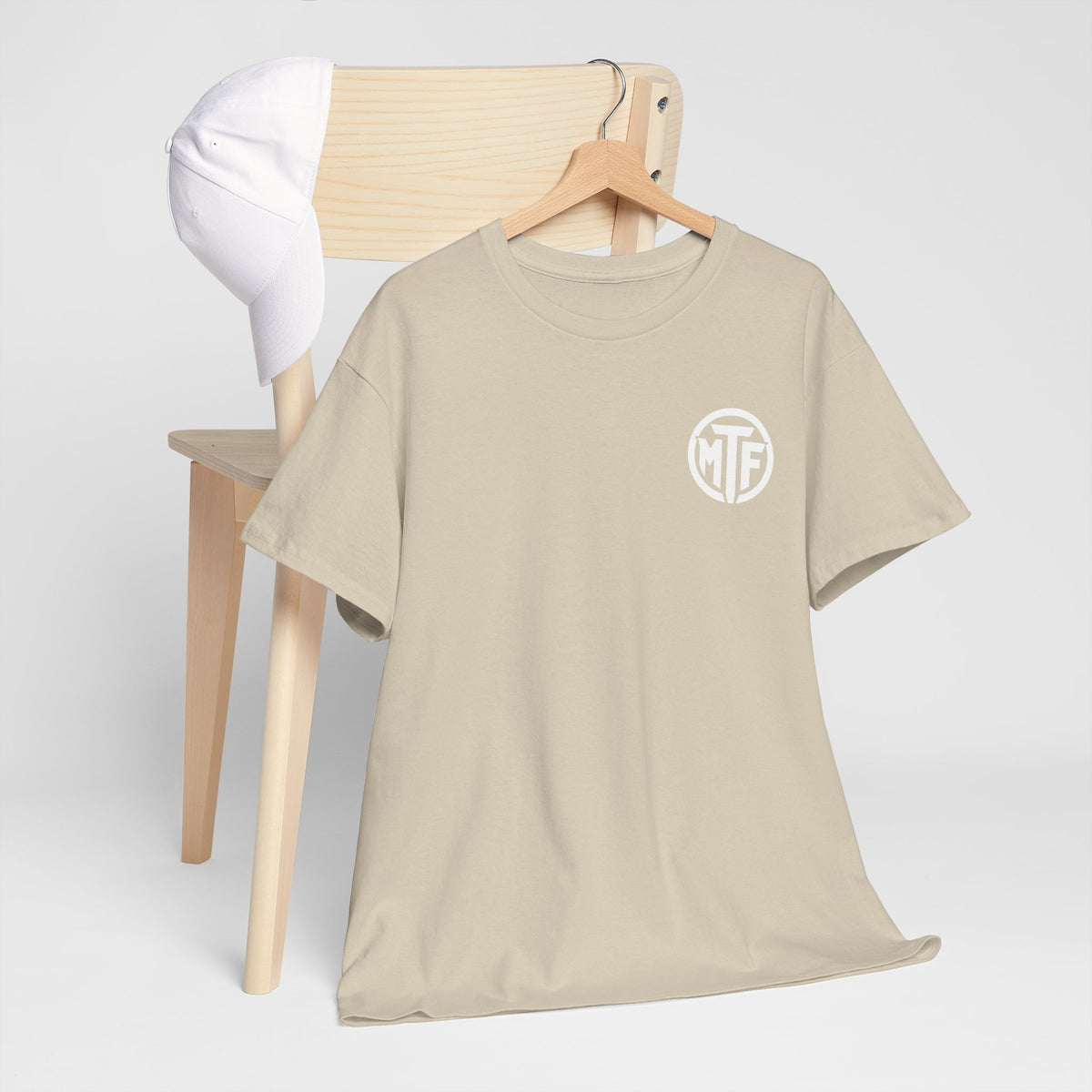 Moore Than Fitness Logo T‑Shirt — Gym Tee with MTF Emblem