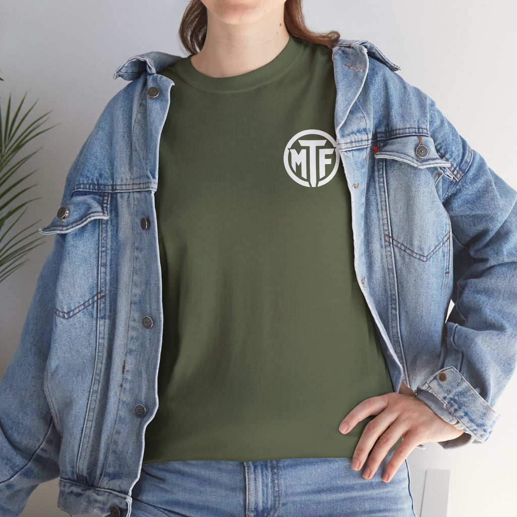 Moore Than Fitness Logo T‑Shirt — Gym Tee with MTF Emblem