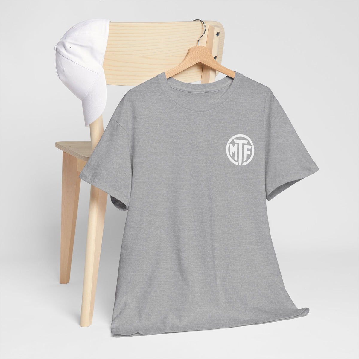 Moore Than Fitness Logo T‑Shirt — Gym Tee with MTF Emblem