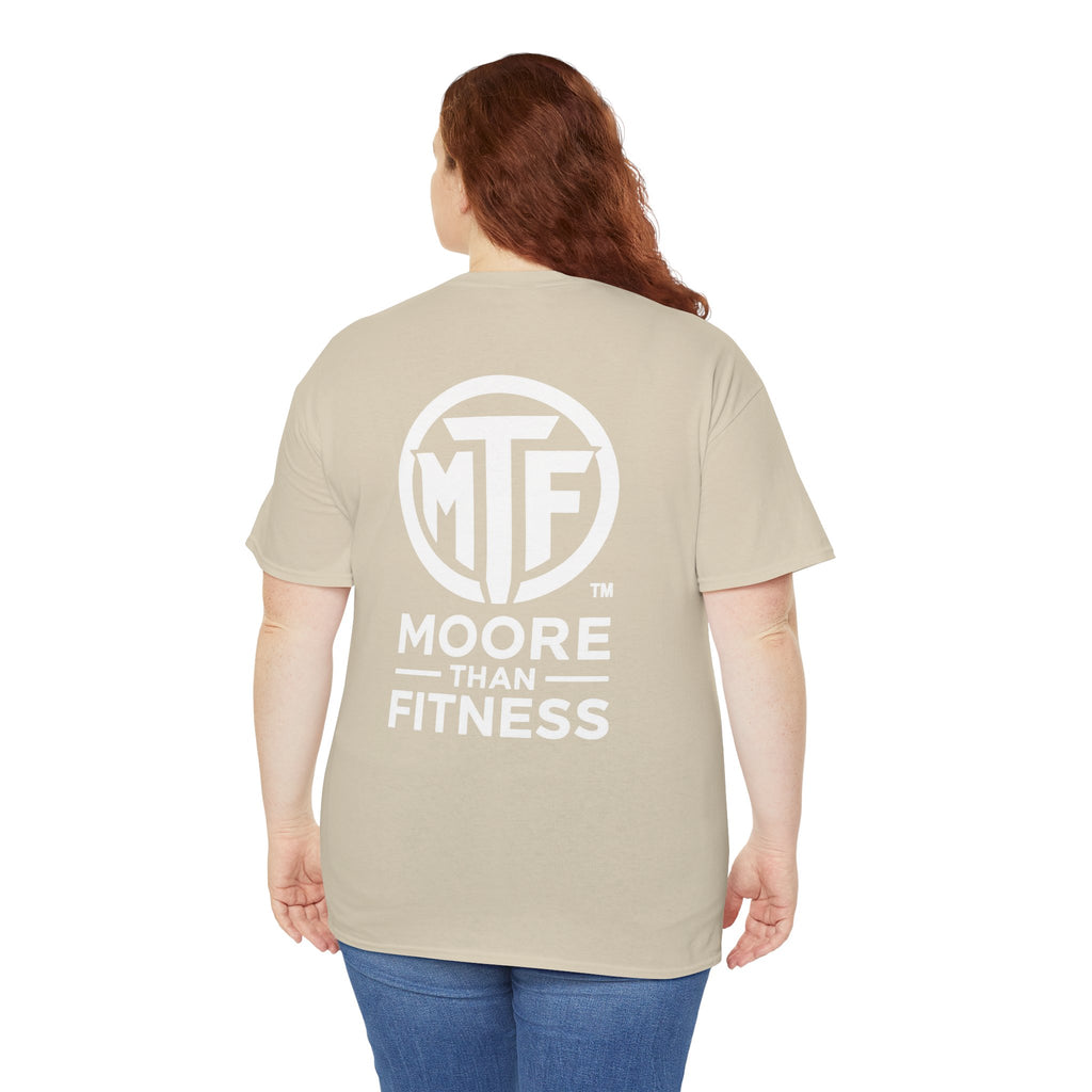 Moore Than Fitness Logo T‑Shirt — Gym Tee with MTF Emblem