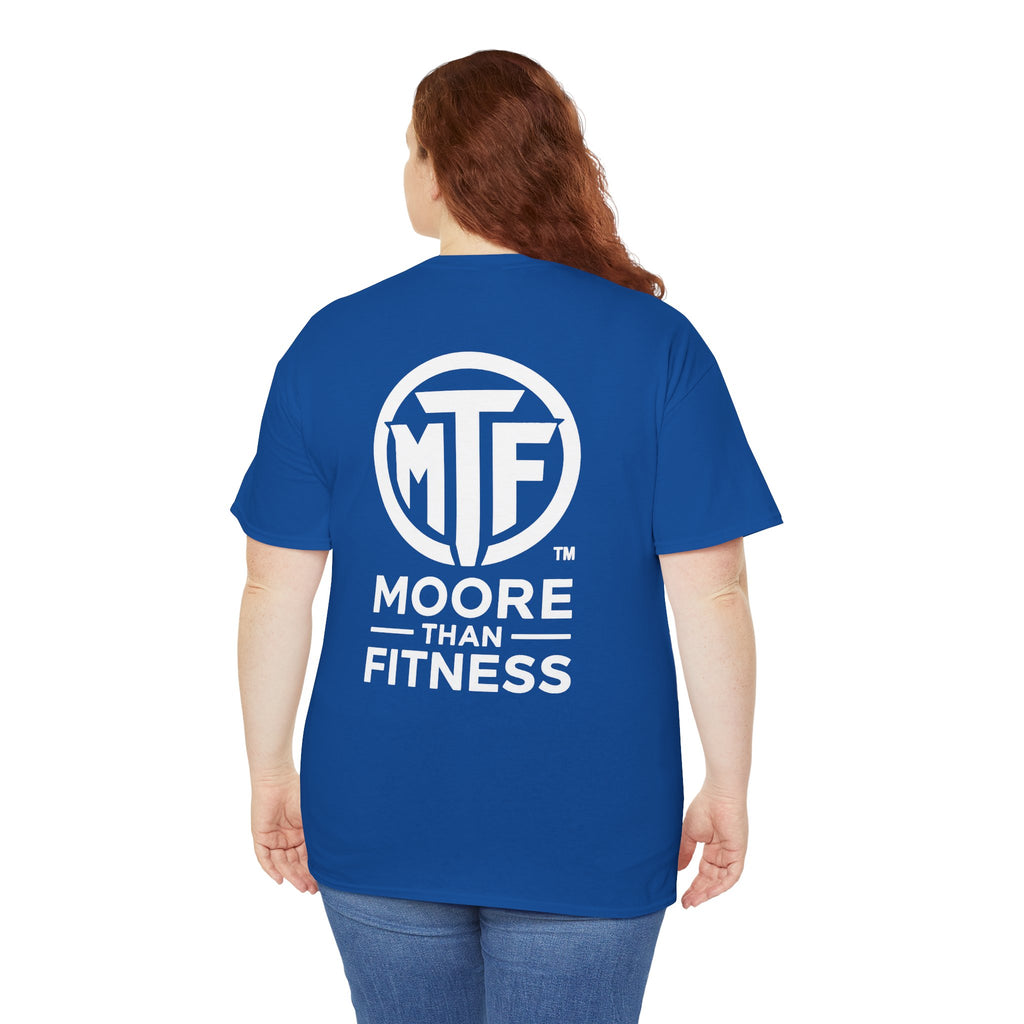 Moore Than Fitness Logo T‑Shirt — Gym Tee with MTF Emblem