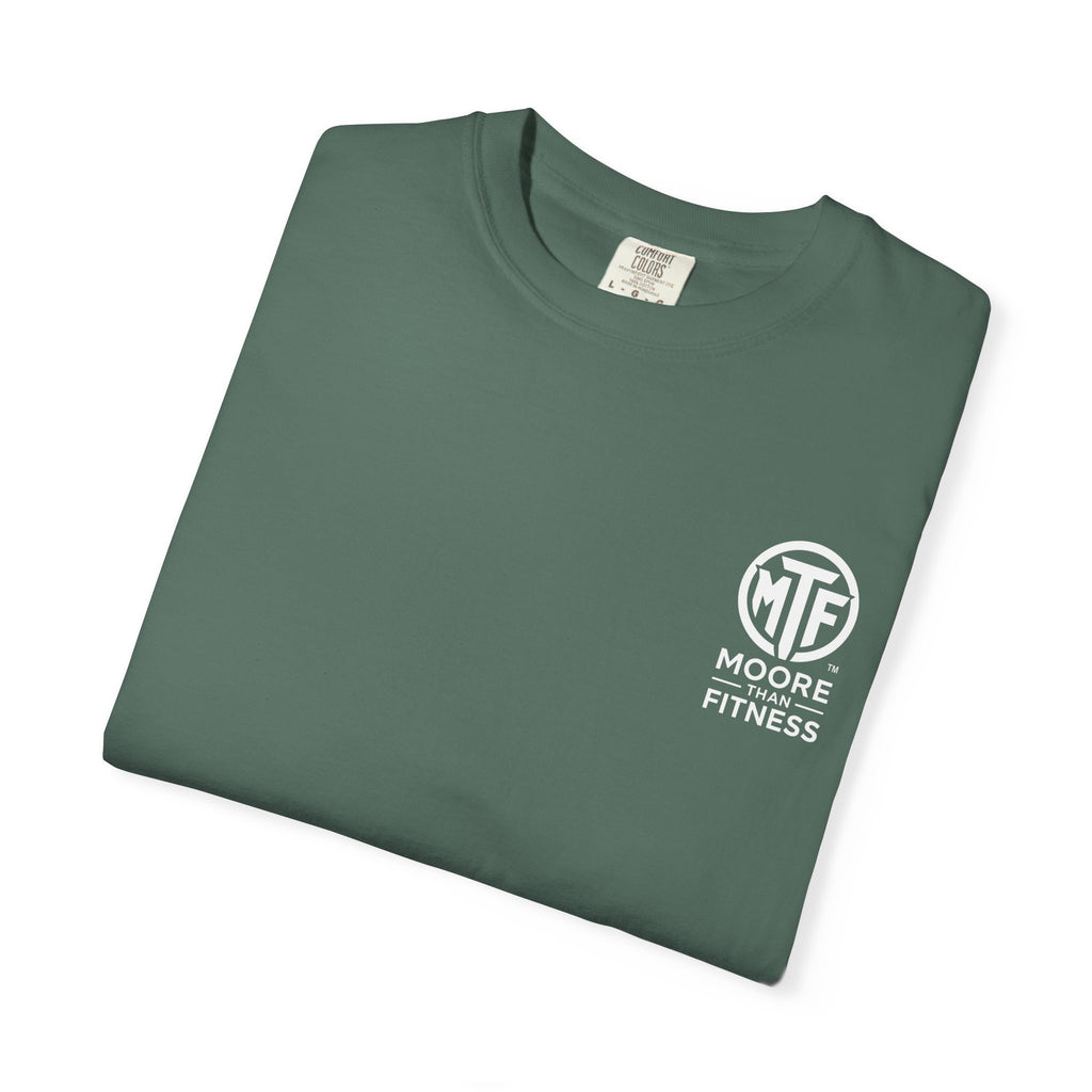 Discipline Builds Strength Purpose Builds Legacy T-Shirt — Moore Fitness Motivational Tee