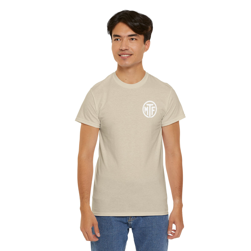 Moore Than Fitness Logo T‑Shirt — Gym Tee with MTF Emblem