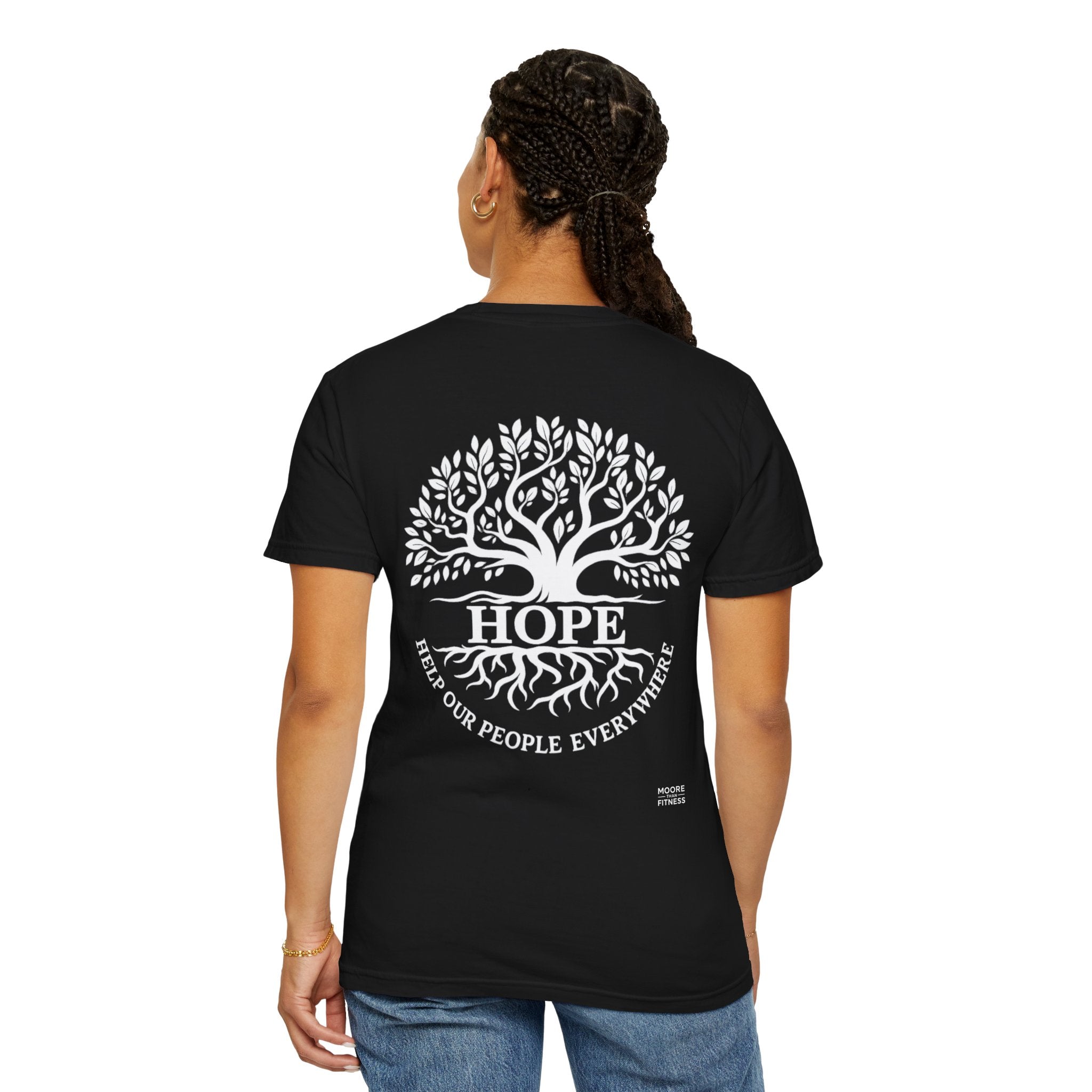 Hope Tree T-Shirt — "Help Our People Everywhere" Comfort Tee